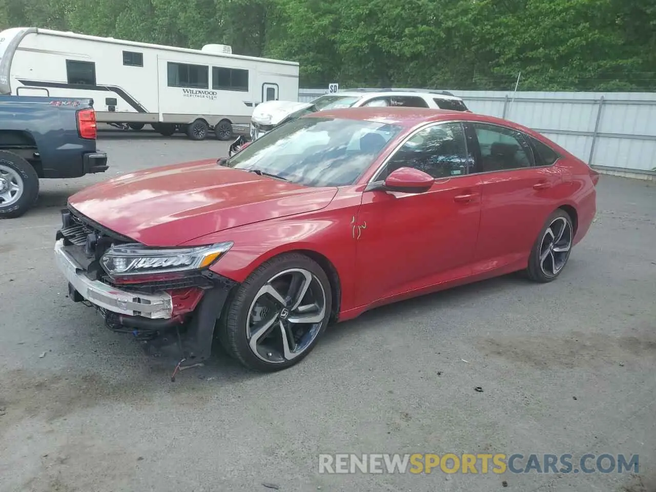 1 fotografías del automóvil dañado 1HGCV1F36KA056903 HONDA ACCORD 2019