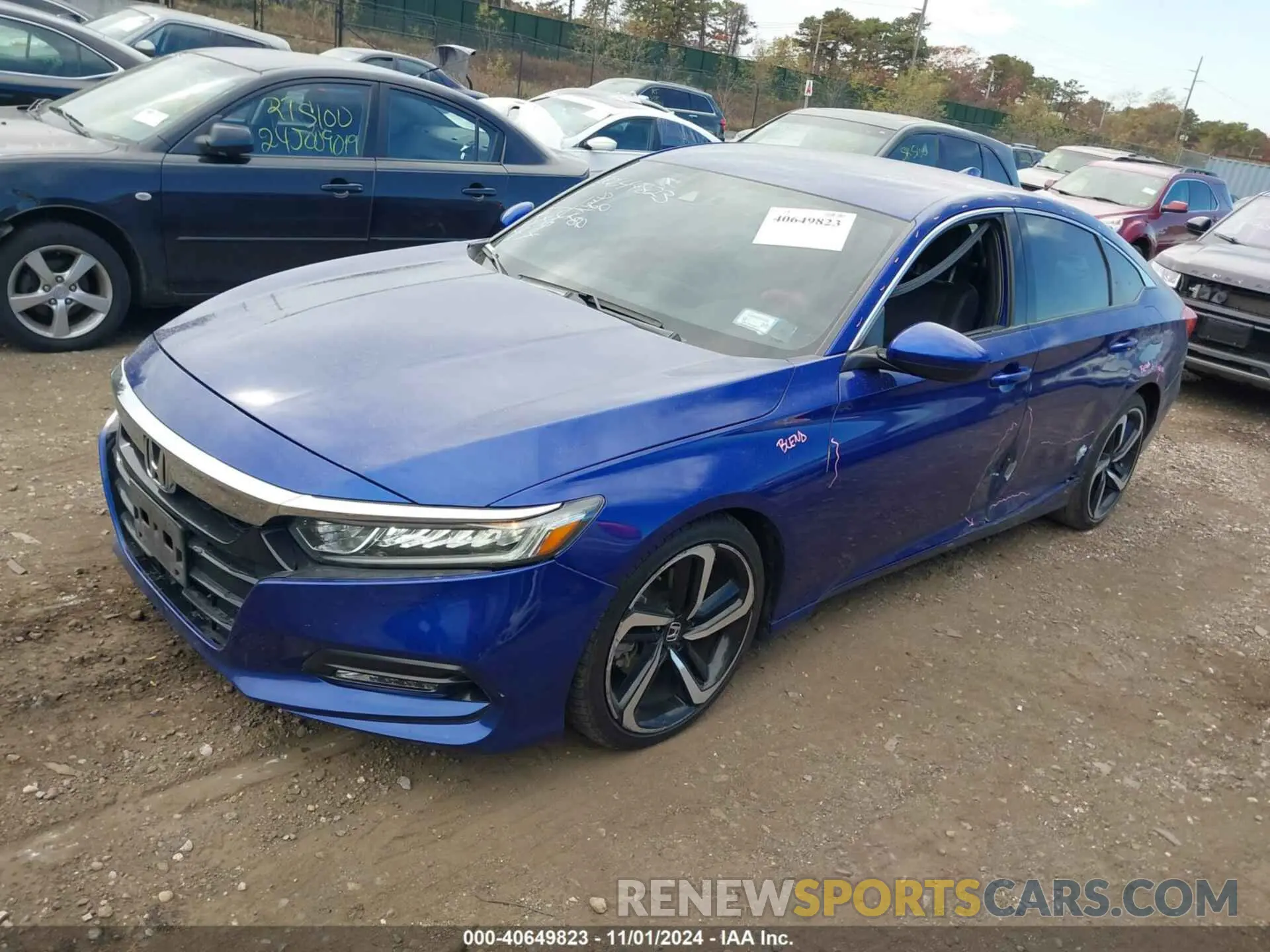 2 fotografías del automóvil dañado 1HGCV1F36KA170366 HONDA ACCORD 2019