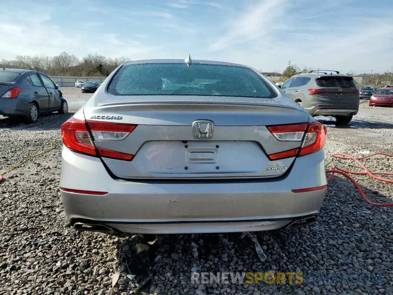 6 fotografías del automóvil dañado 1HGCV1F37KA001098 HONDA ACCORD 2019