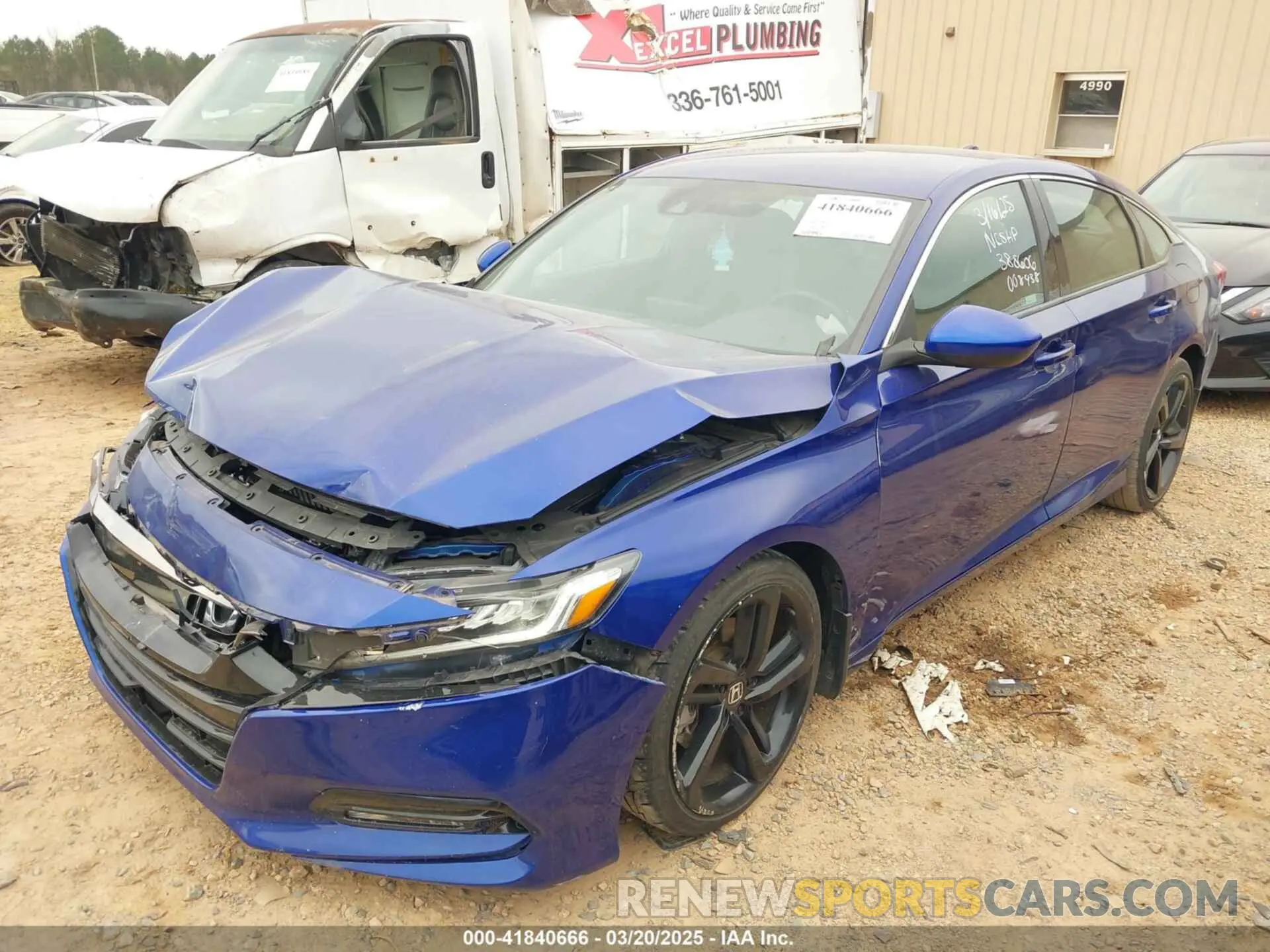 2 fotografías del automóvil dañado 1HGCV1F37KA008438 HONDA ACCORD 2019