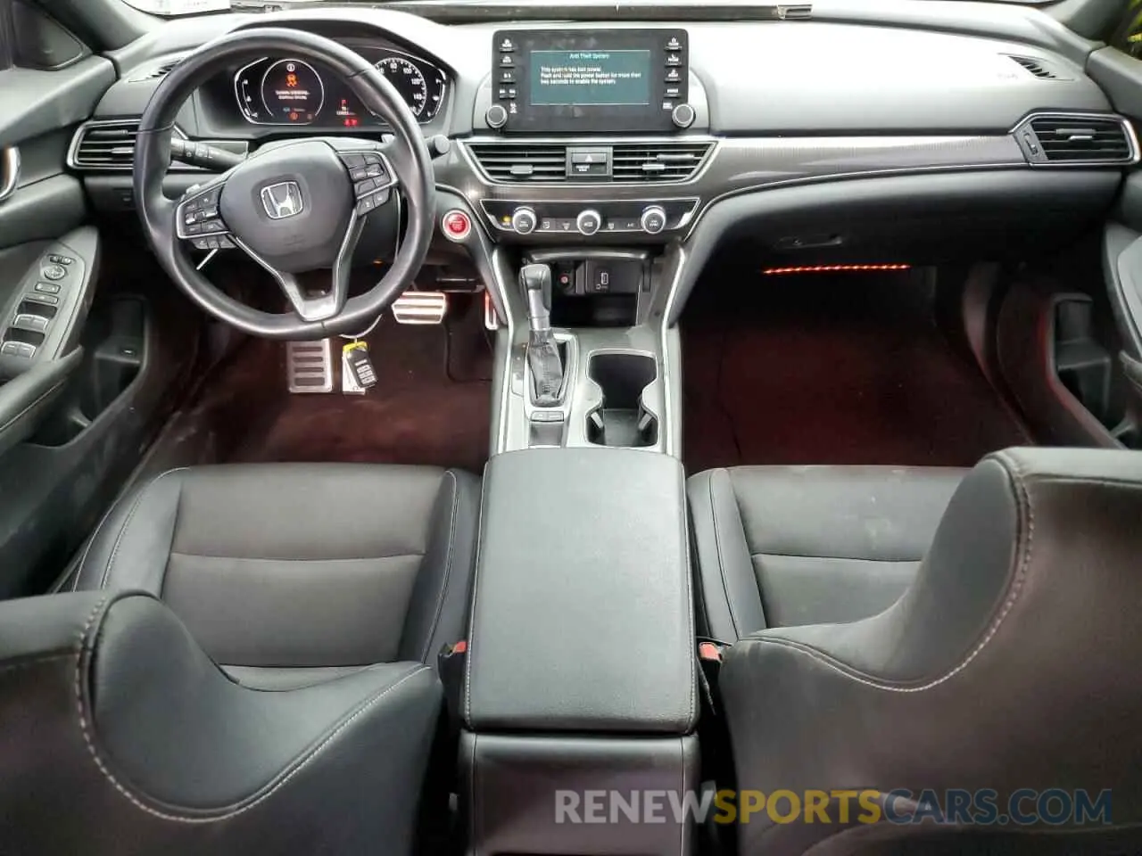 8 fotografías del automóvil dañado 1HGCV1F37KA013641 HONDA ACCORD 2019