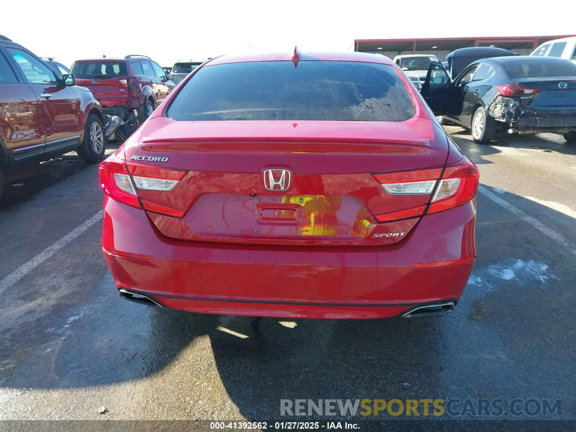 16 fotografías del automóvil dañado 1HGCV1F37KA043402 HONDA ACCORD 2019