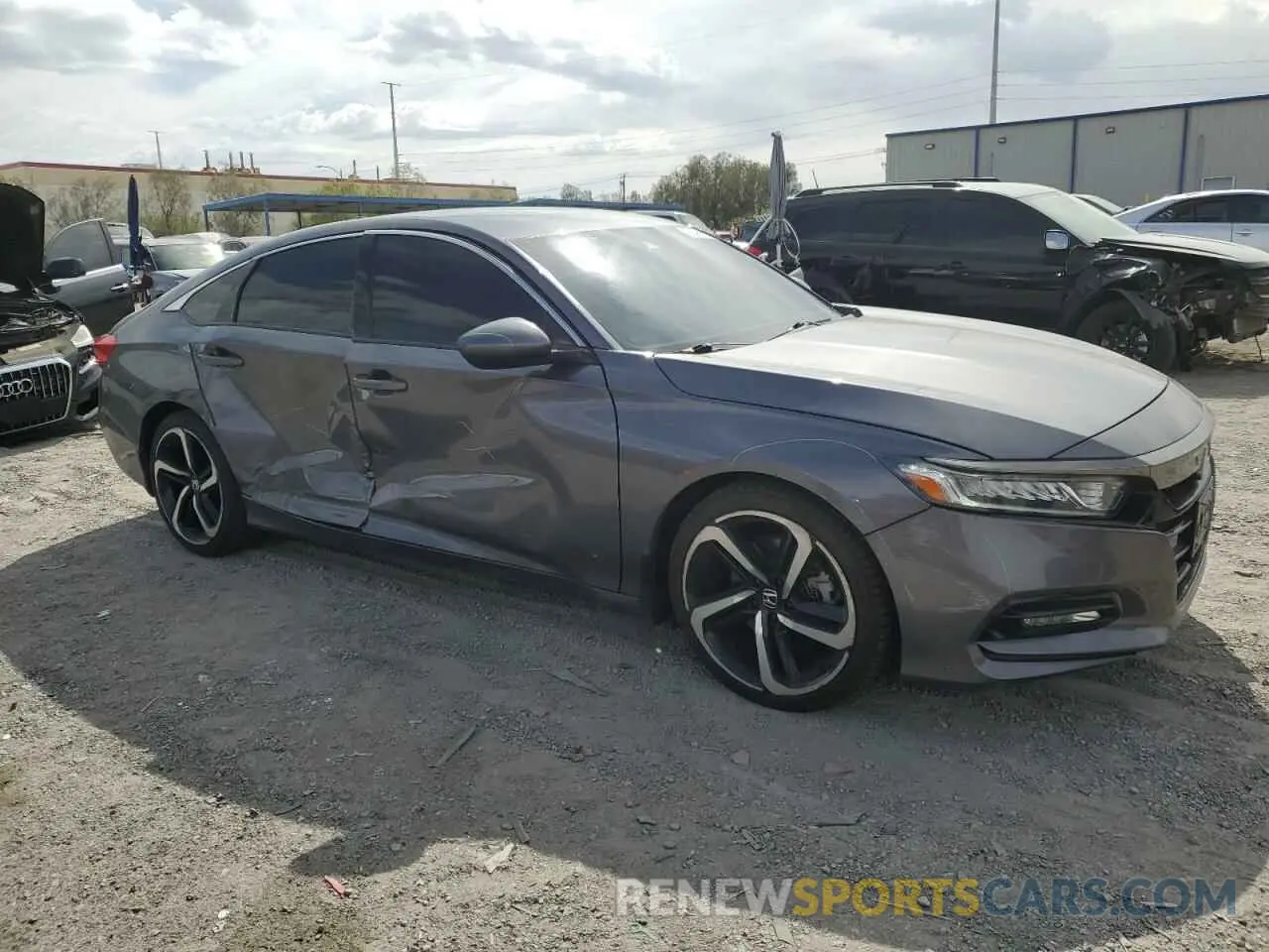 4 fotografías del automóvil dañado 1HGCV1F37KA091143 HONDA ACCORD 2019
