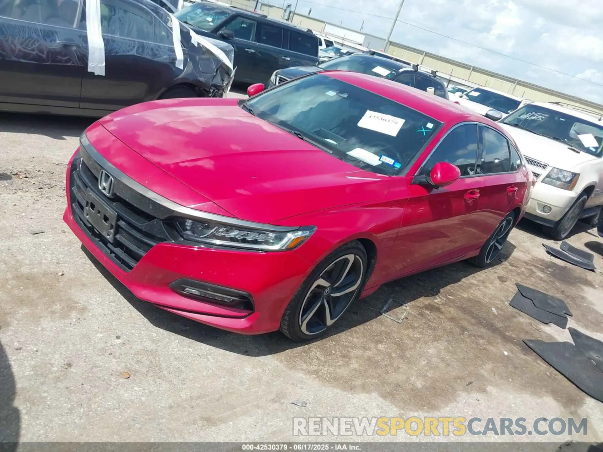2 fotografías del automóvil dañado 1HGCV1F37KA145136 HONDA ACCORD 2019