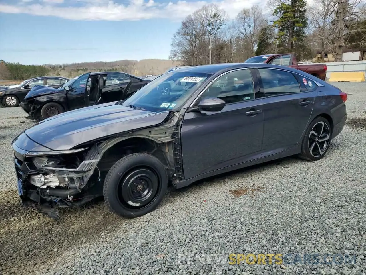 1 fotografías del automóvil dañado 1HGCV1F37KA145900 HONDA ACCORD 2019