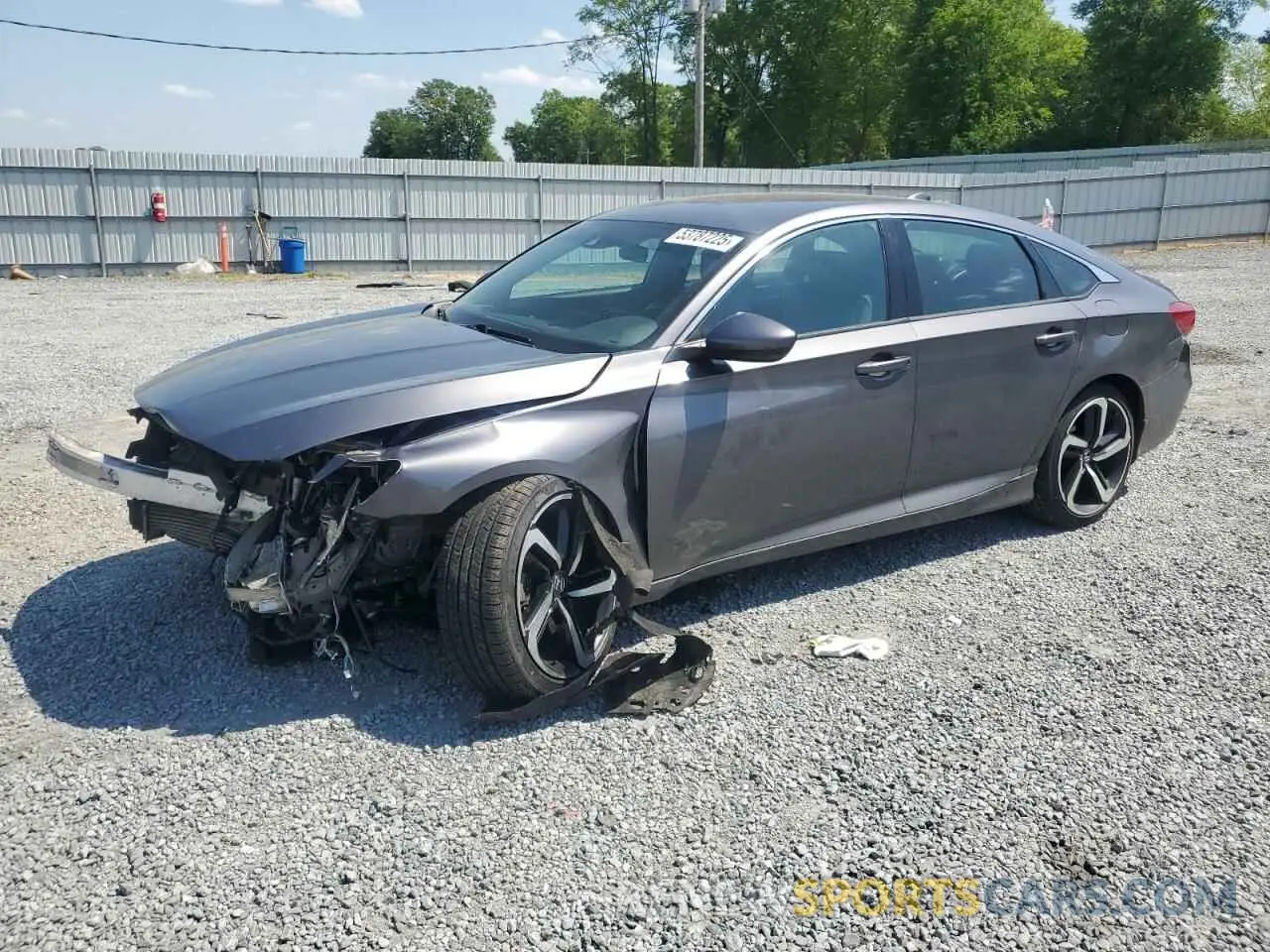 1 fotografías del automóvil dañado 1HGCV1F37KA153348 HONDA ACCORD 2019