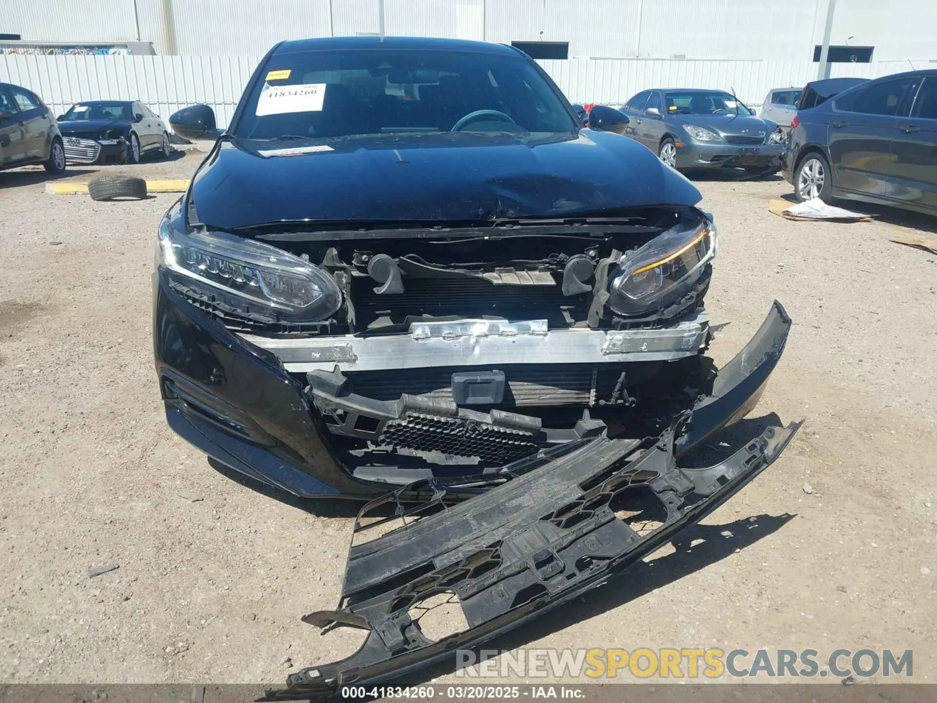 6 fotografías del automóvil dañado 1HGCV1F37KA158646 HONDA ACCORD 2019
