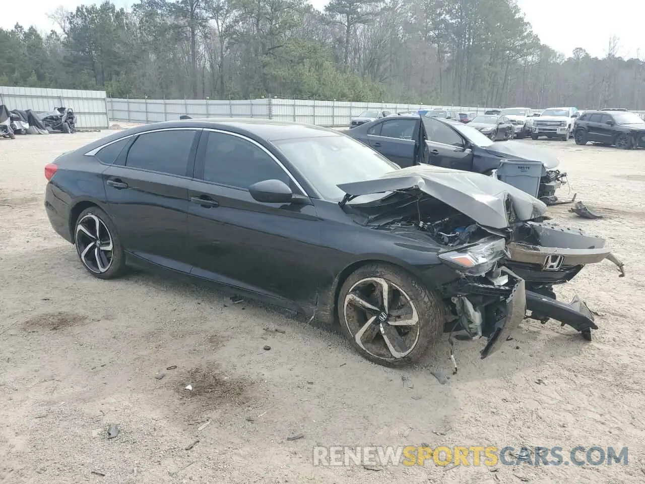 4 fotografías del automóvil dañado 1HGCV1F37KA164320 HONDA ACCORD 2019
