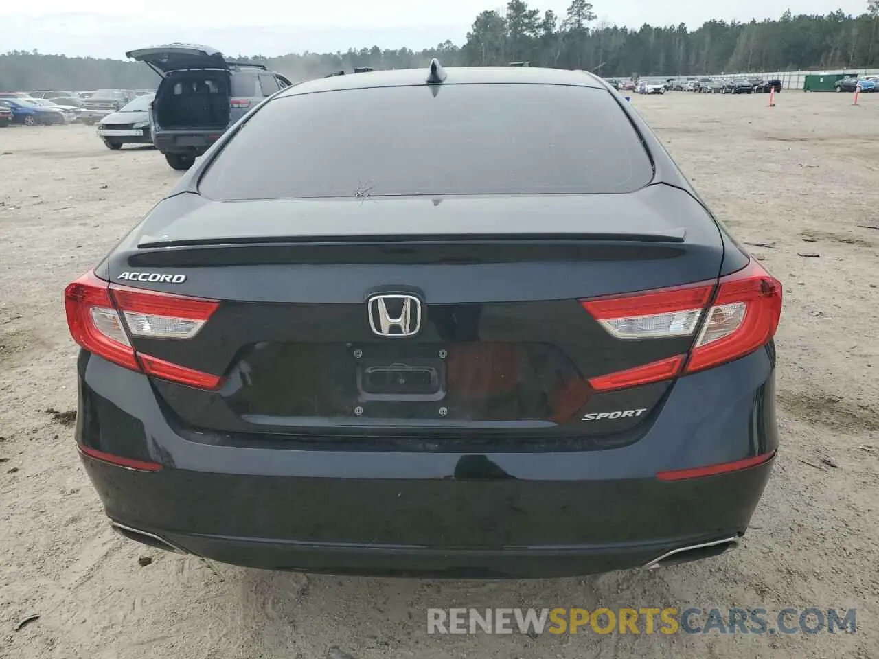 6 fotografías del automóvil dañado 1HGCV1F37KA164320 HONDA ACCORD 2019