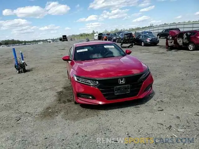 10 fotografías del automóvil dañado 1HGCV1F38KA040427 HONDA ACCORD 2019