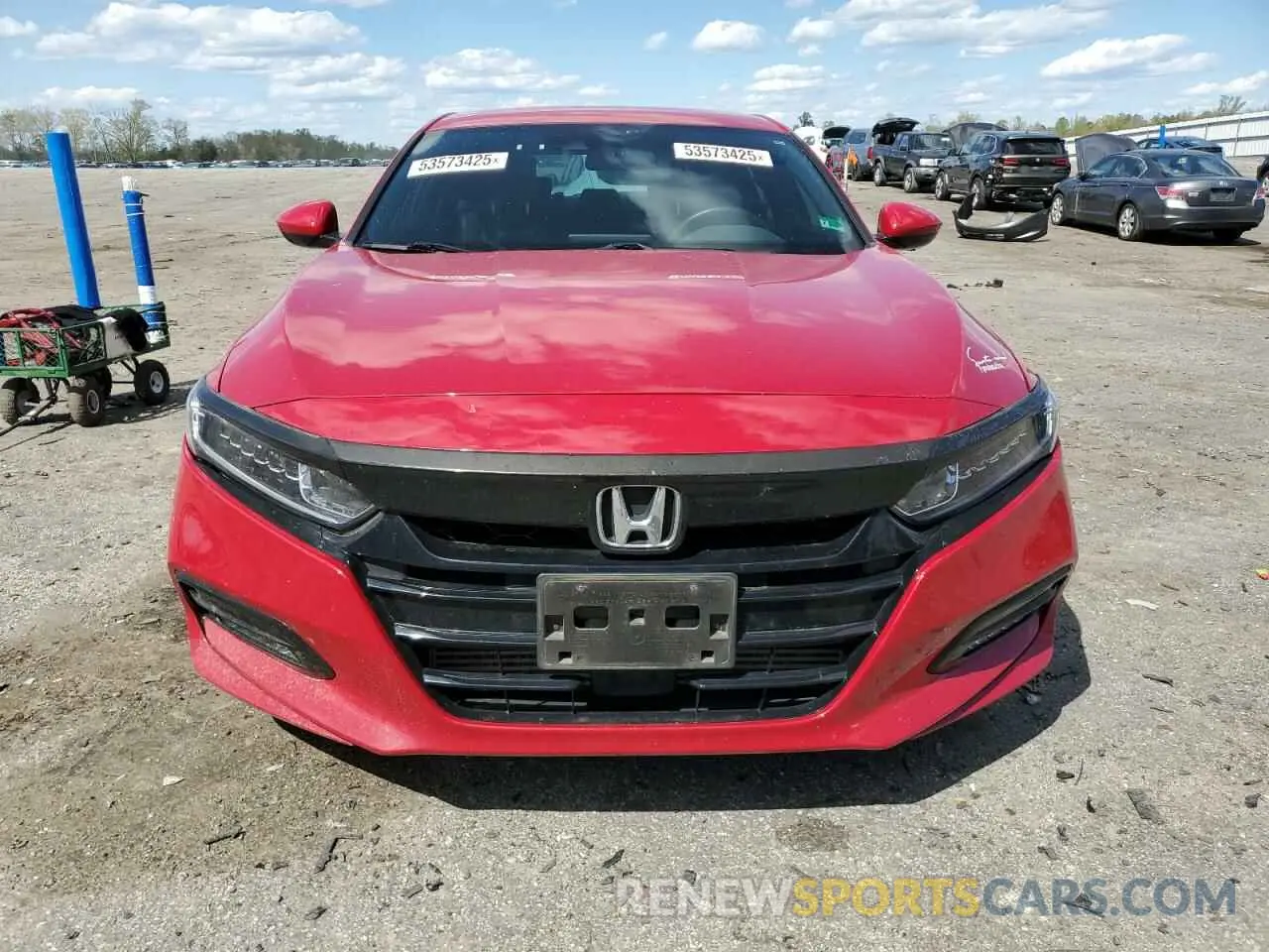 5 fotografías del automóvil dañado 1HGCV1F38KA040427 HONDA ACCORD 2019