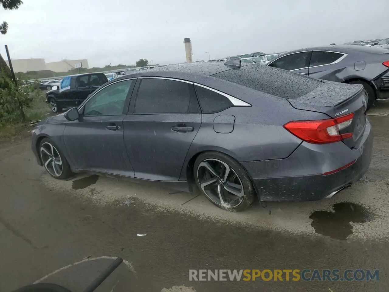 2 fotografías del automóvil dañado 1HGCV1F3XKA001337 HONDA ACCORD 2019