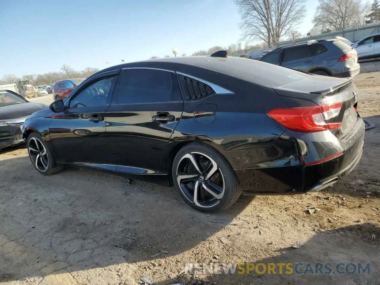 2 fotografías del automóvil dañado 1HGCV1F3XKA010037 HONDA ACCORD 2019