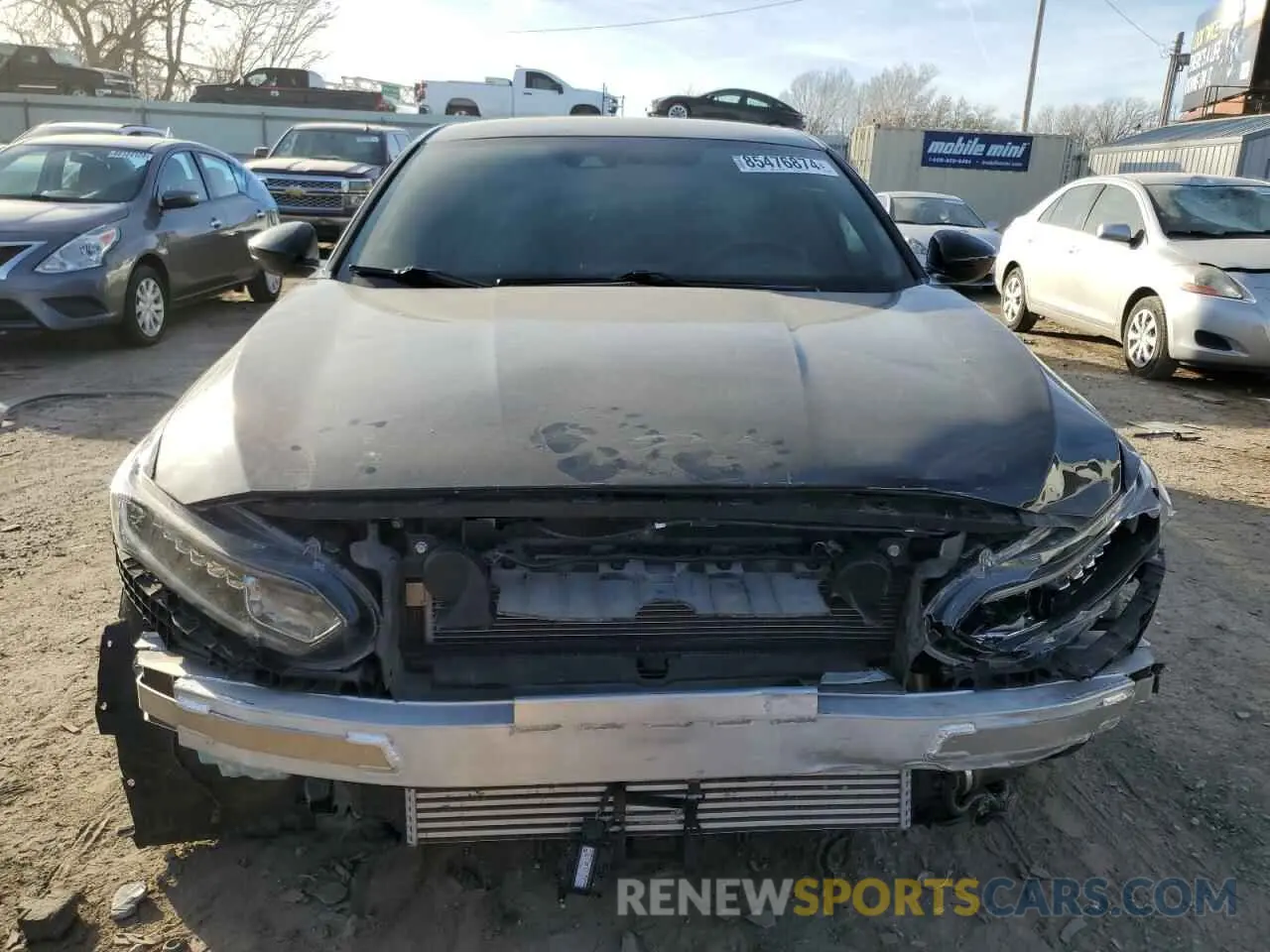 5 fotografías del automóvil dañado 1HGCV1F3XKA010037 HONDA ACCORD 2019