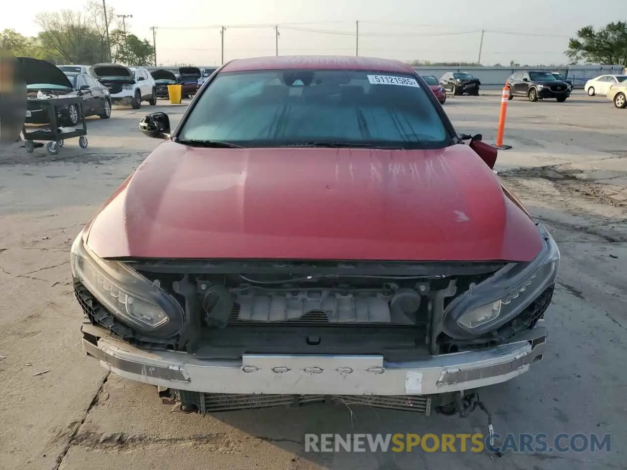 5 fotografías del automóvil dañado 1HGCV1F3XKA032765 HONDA ACCORD 2019