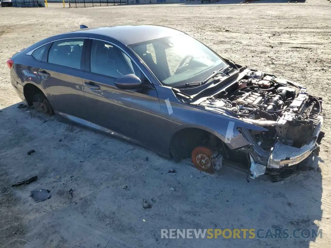 4 fotografías del automóvil dañado 1HGCV1F3XKA048660 HONDA ACCORD 2019