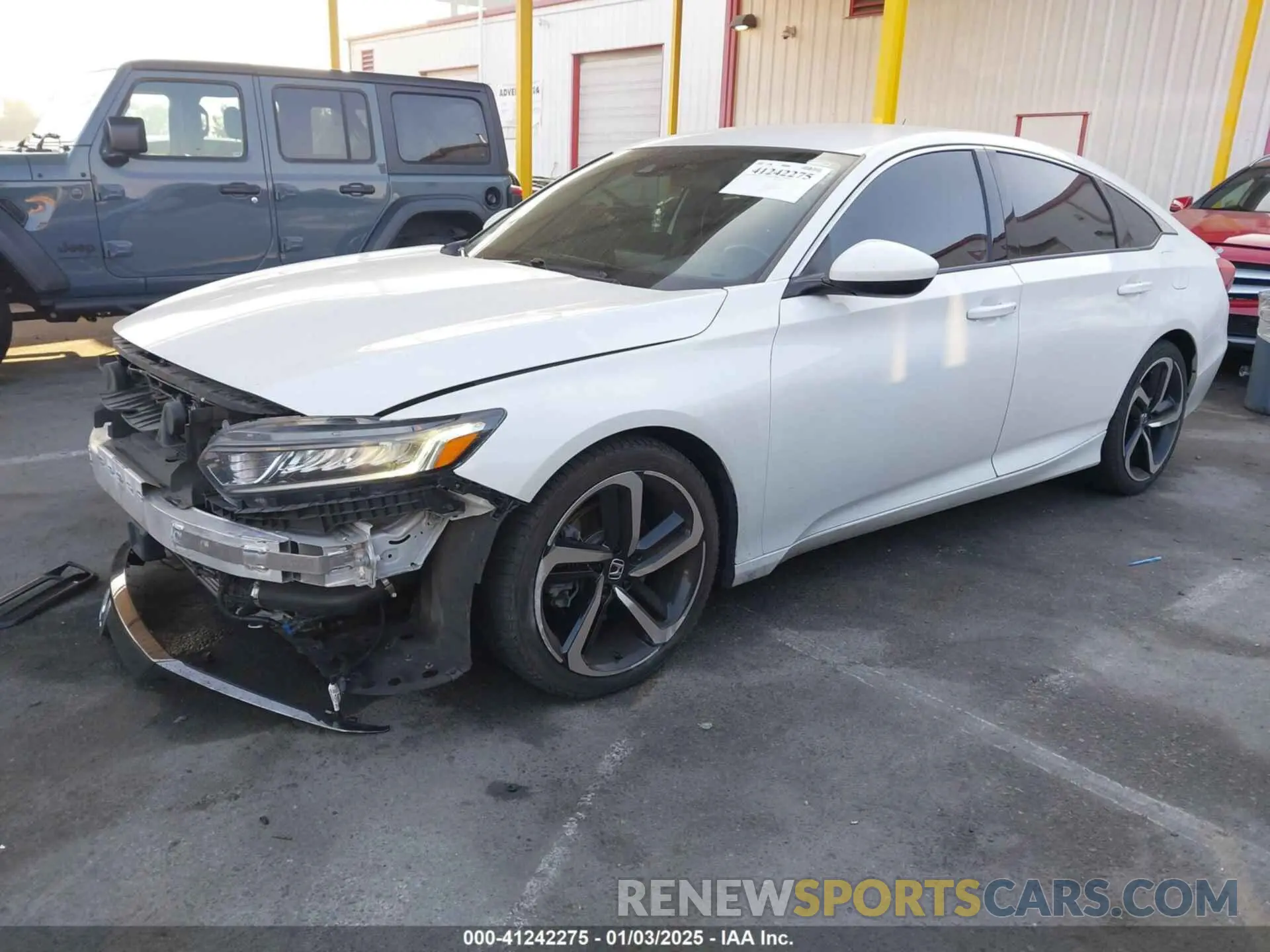 2 fotografías del automóvil dañado 1HGCV1F3XKA142599 HONDA ACCORD 2019