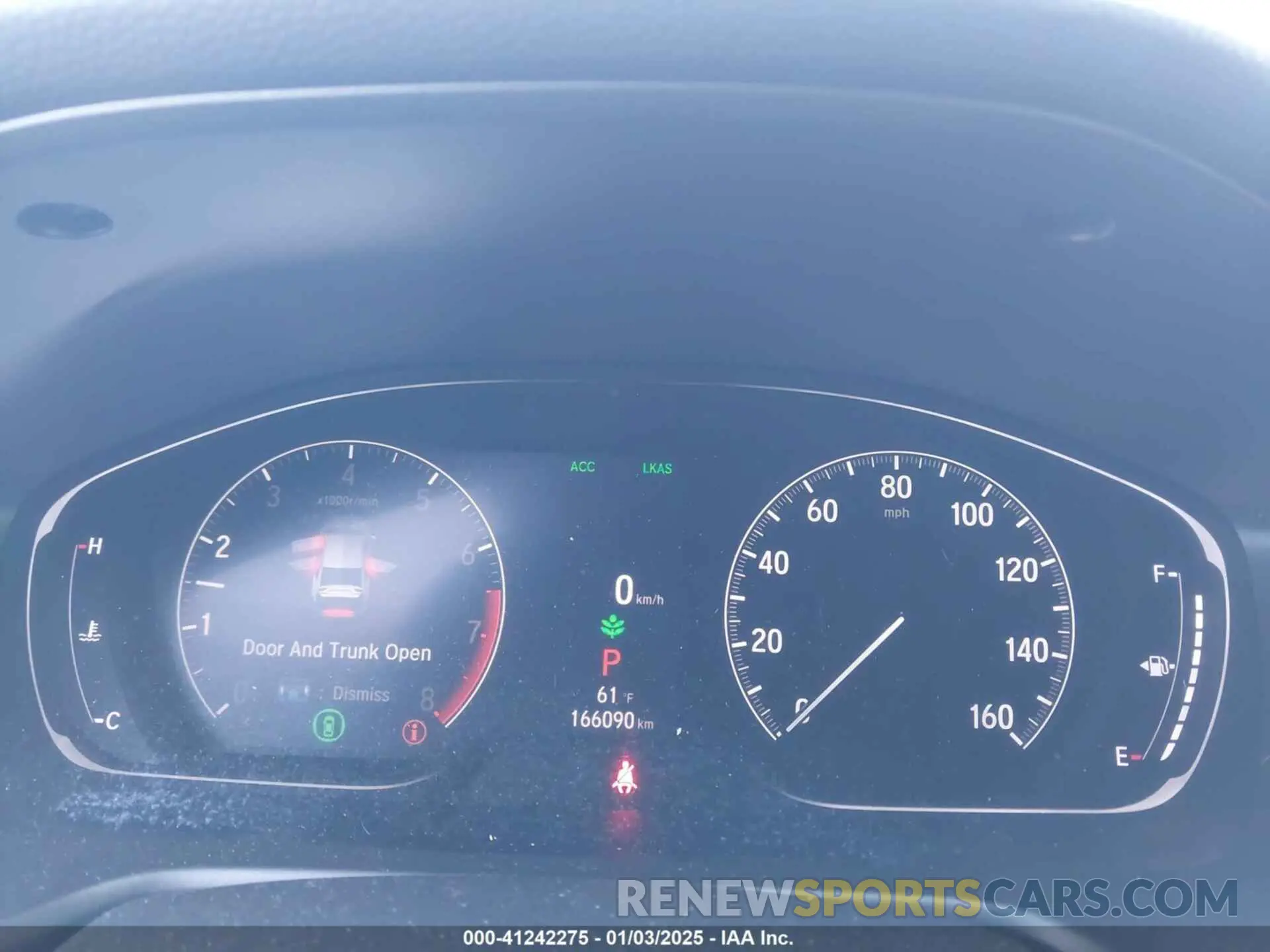 7 fotografías del automóvil dañado 1HGCV1F3XKA142599 HONDA ACCORD 2019
