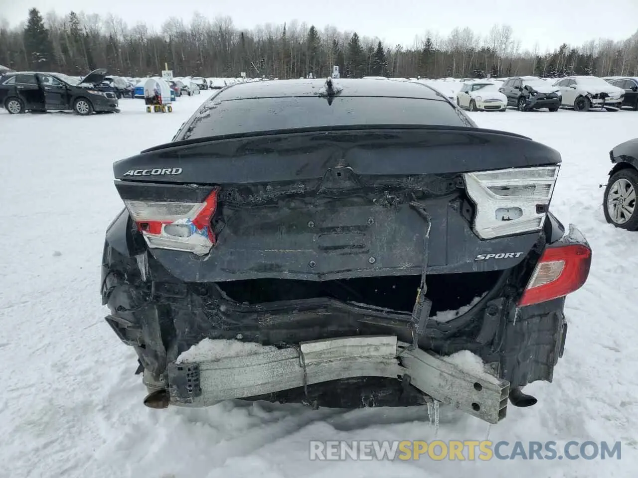 6 fotografías del automóvil dañado 1HGCV1F3XKA801474 HONDA ACCORD 2019