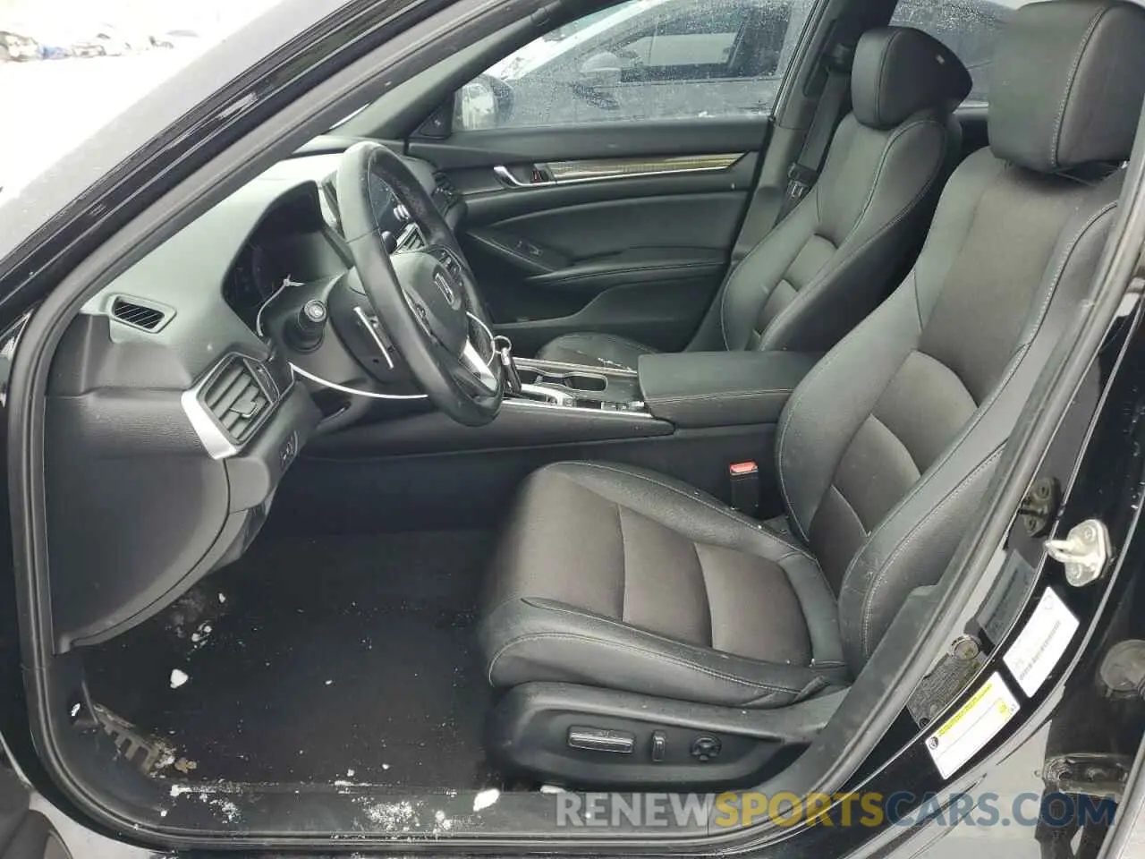 7 fotografías del automóvil dañado 1HGCV1F3XKA801474 HONDA ACCORD 2019