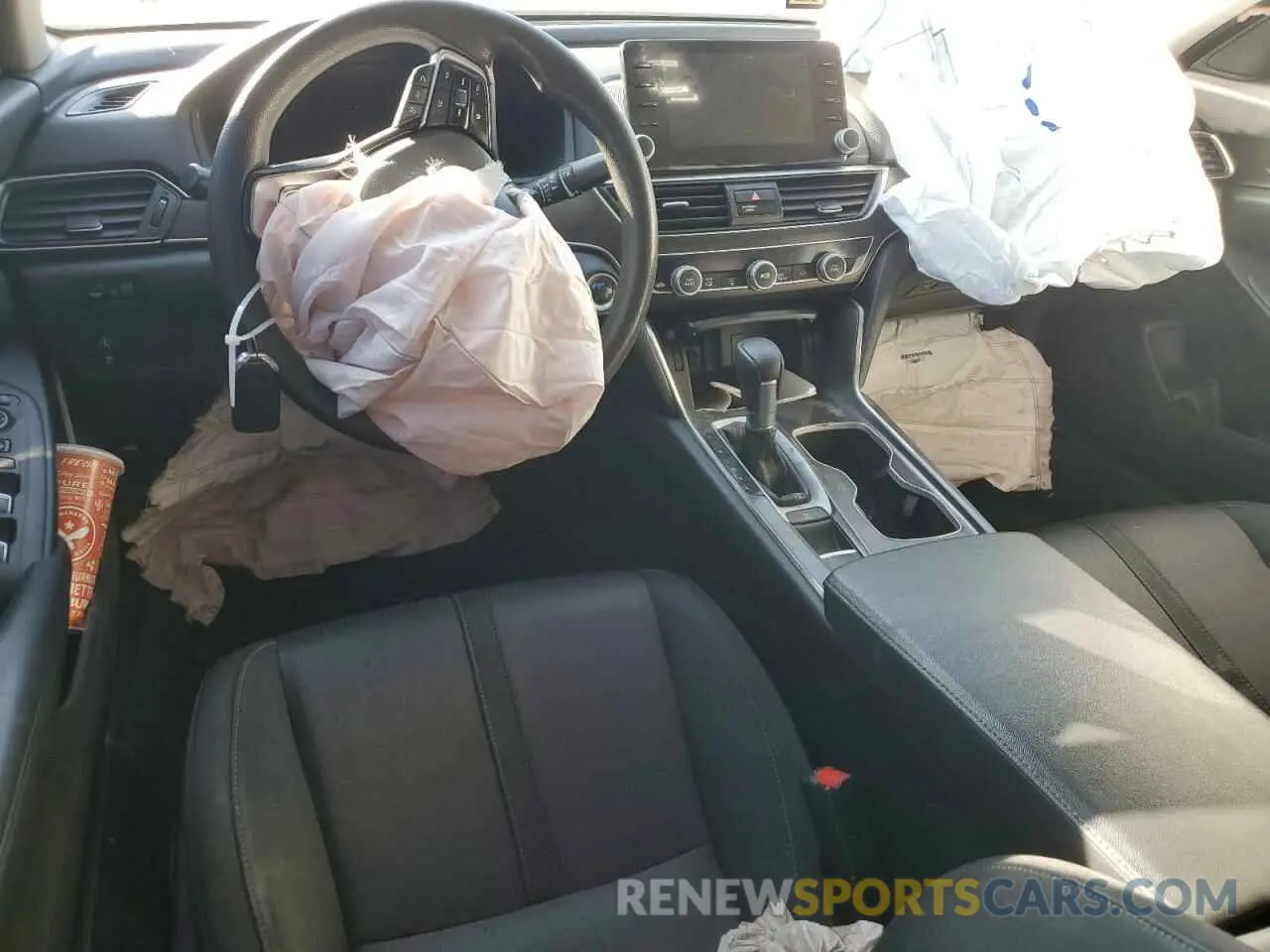 8 fotografías del automóvil dañado 1HGCV1F40KA058753 HONDA ACCORD 2019