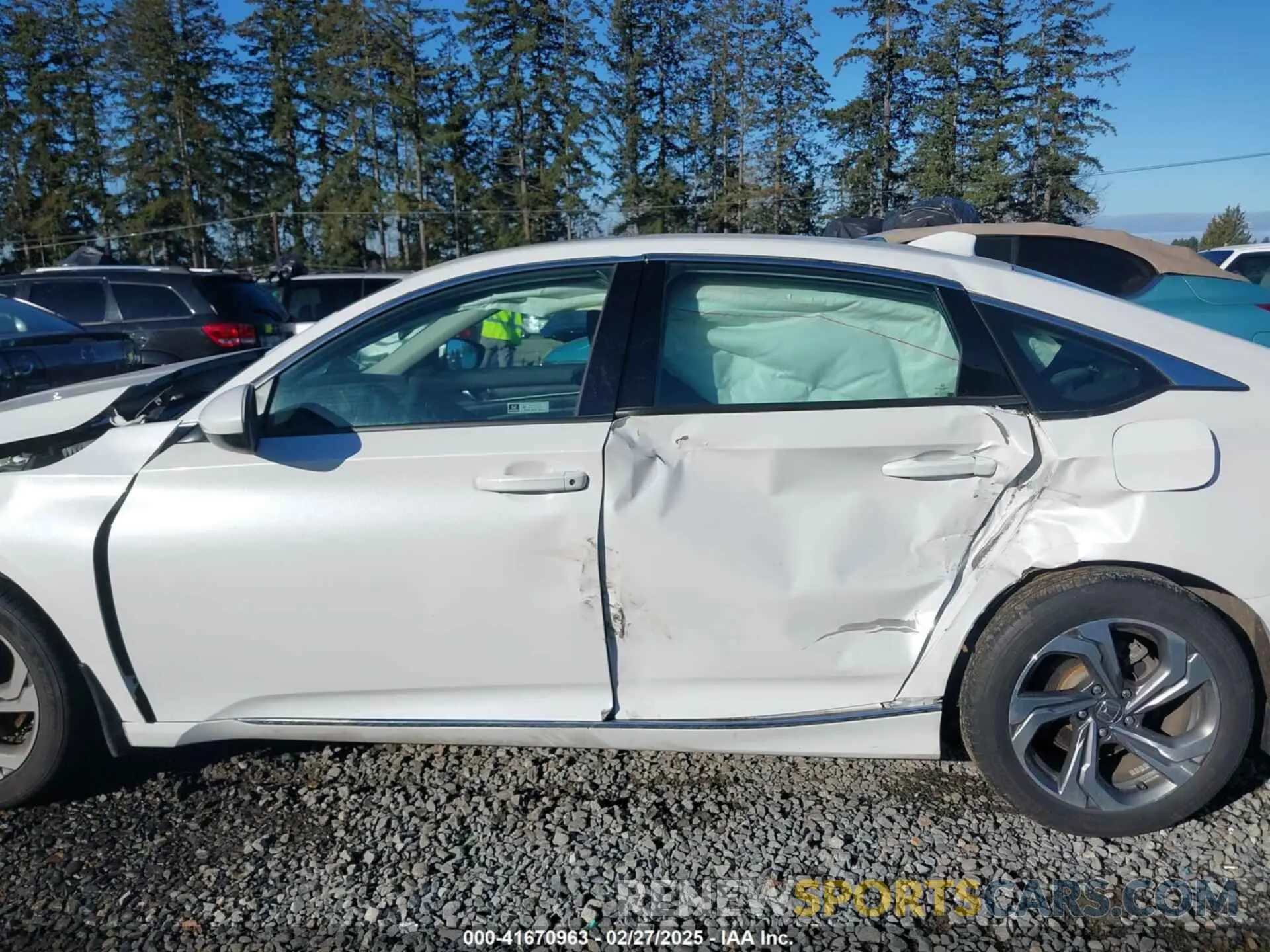 15 fotografías del automóvil dañado 1HGCV1F45KA013503 HONDA ACCORD 2019