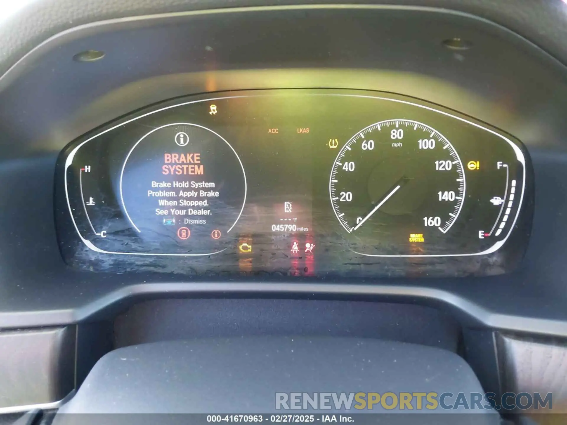 7 fotografías del automóvil dañado 1HGCV1F45KA013503 HONDA ACCORD 2019