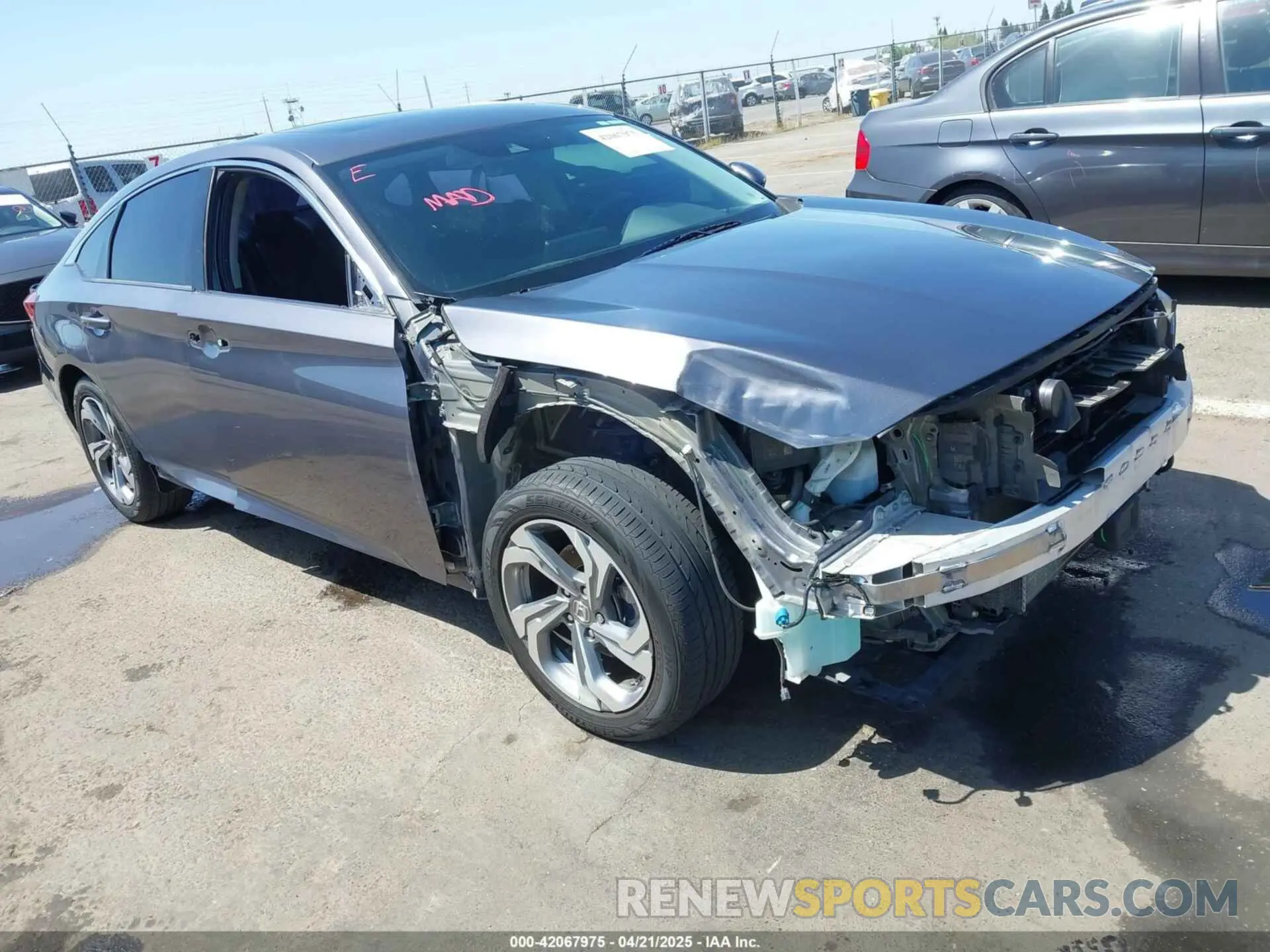 1 fotografías del automóvil dañado 1HGCV1F50KA078204 HONDA ACCORD 2019