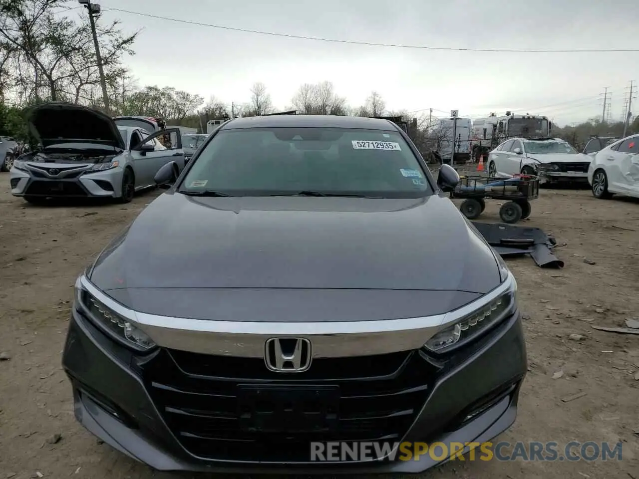 5 fotografías del automóvil dañado 1HGCV1F52KA158121 HONDA ACCORD 2019