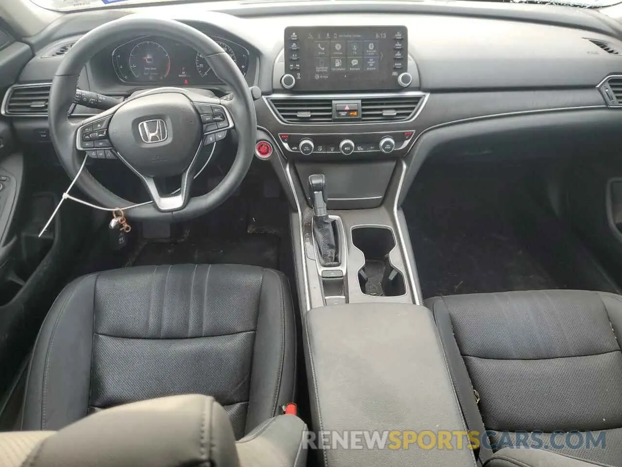 8 fotografías del automóvil dañado 1HGCV1F56KA105549 HONDA ACCORD 2019