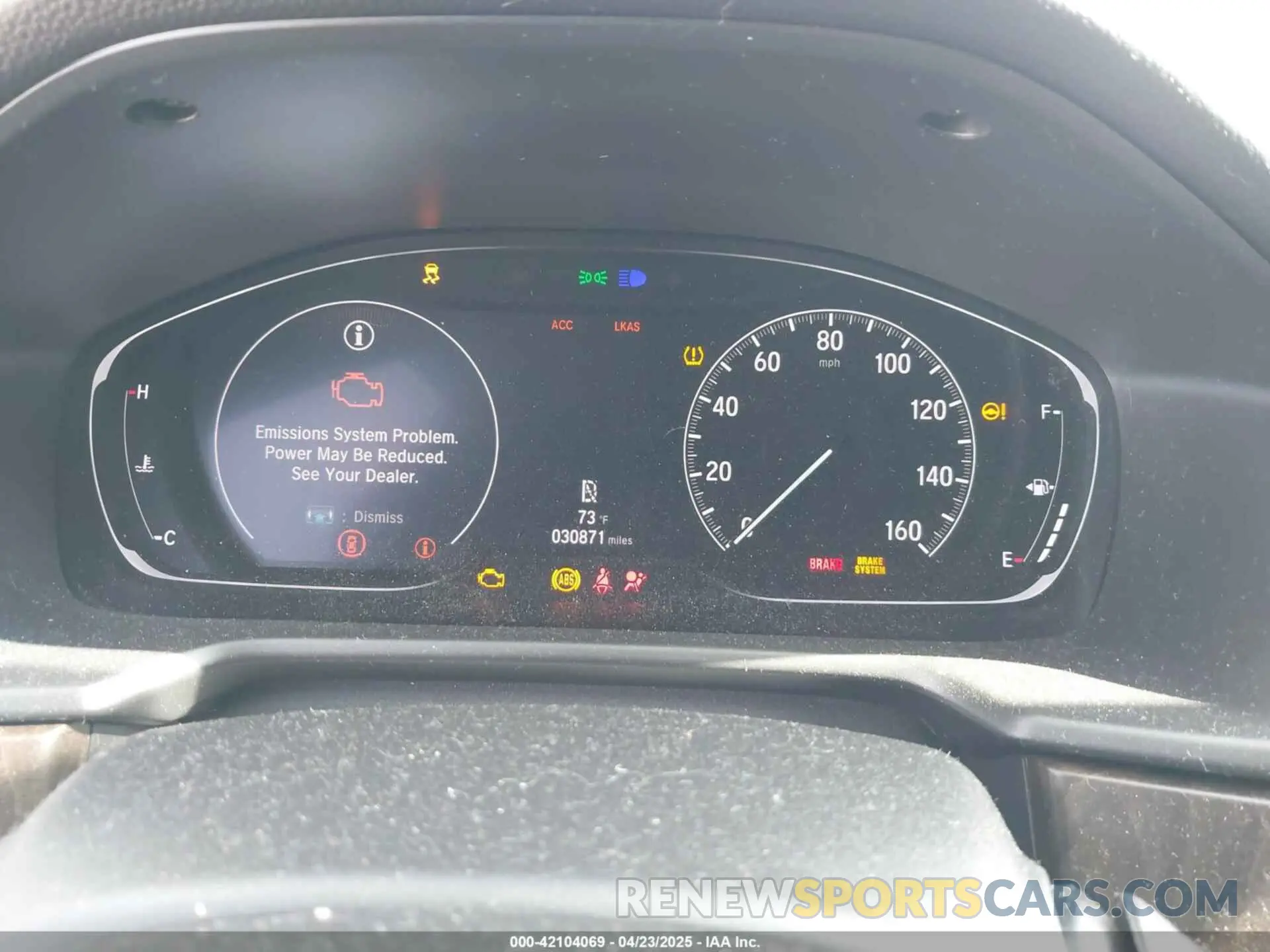 7 fotografías del automóvil dañado 1HGCV1F57KA031378 HONDA ACCORD 2019