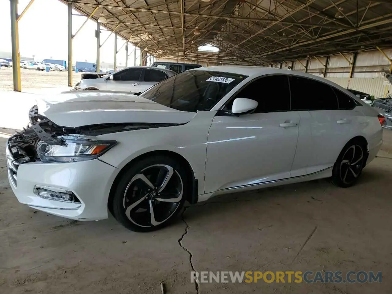 1 fotografías del automóvil dañado 1HGCV1F58KA040302 HONDA ACCORD 2019