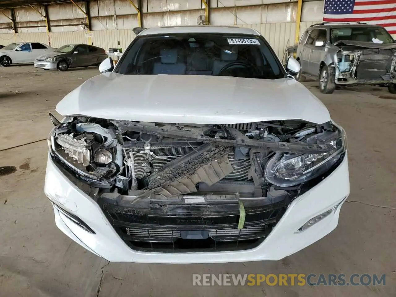 5 fotografías del automóvil dañado 1HGCV1F58KA040302 HONDA ACCORD 2019