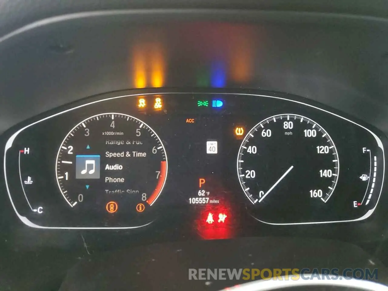 9 fotografías del automóvil dañado 1HGCV1F58KA040302 HONDA ACCORD 2019