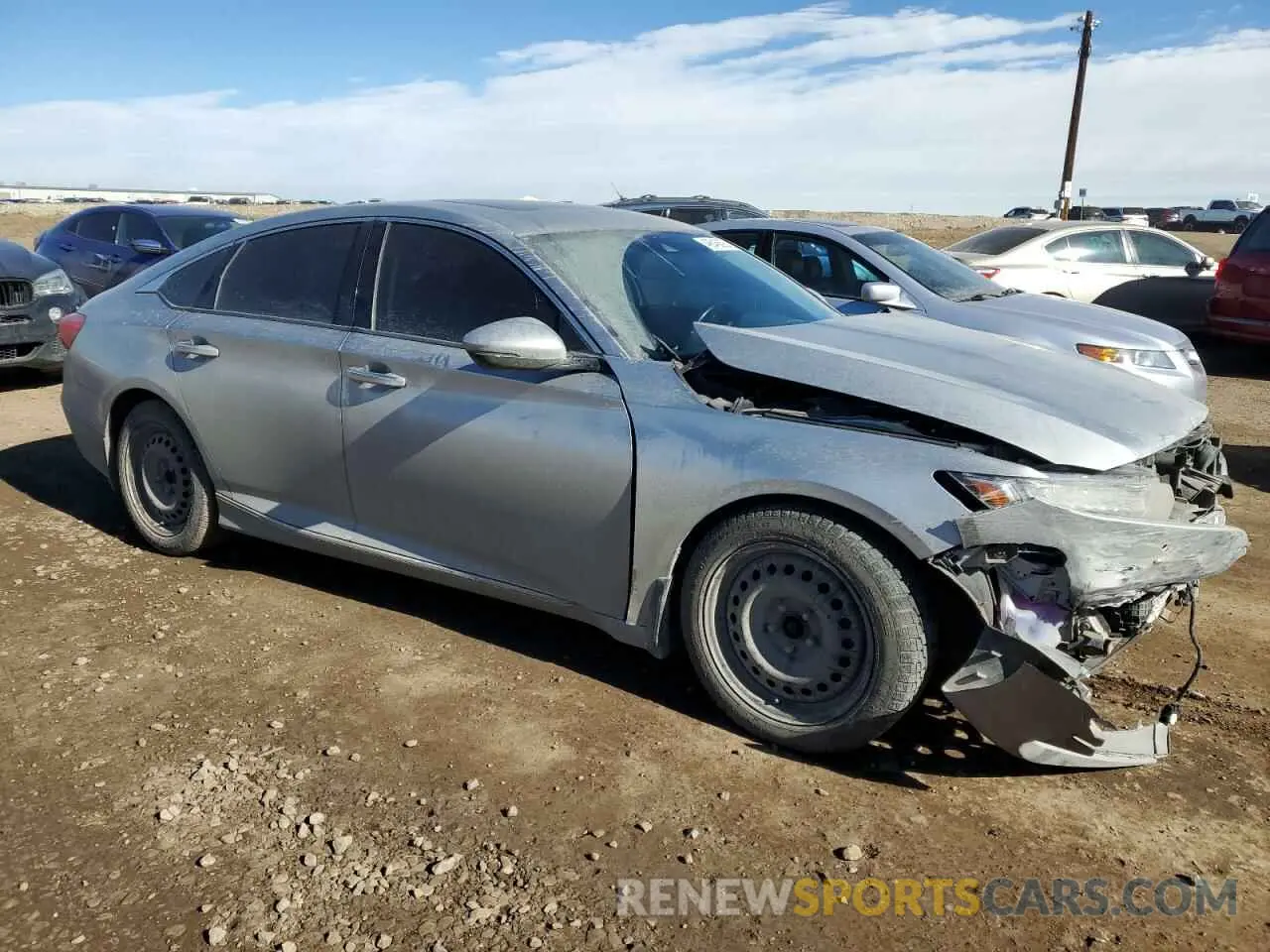 4 fotografías del automóvil dañado 1HGCV1F9XKA801527 HONDA ACCORD 2019