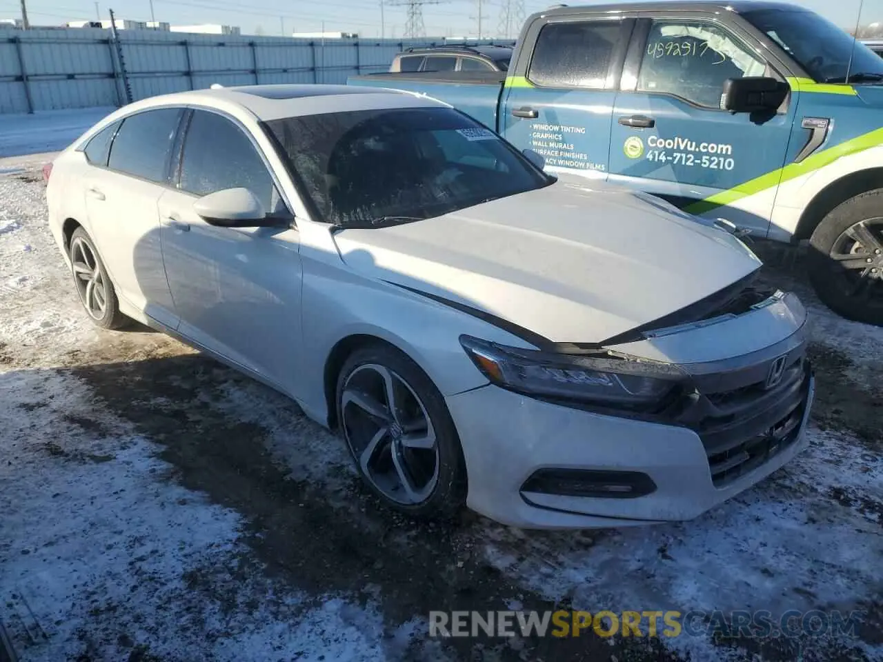 4 fotografías del automóvil dañado 1HGCV2E31KA028739 HONDA ACCORD 2019