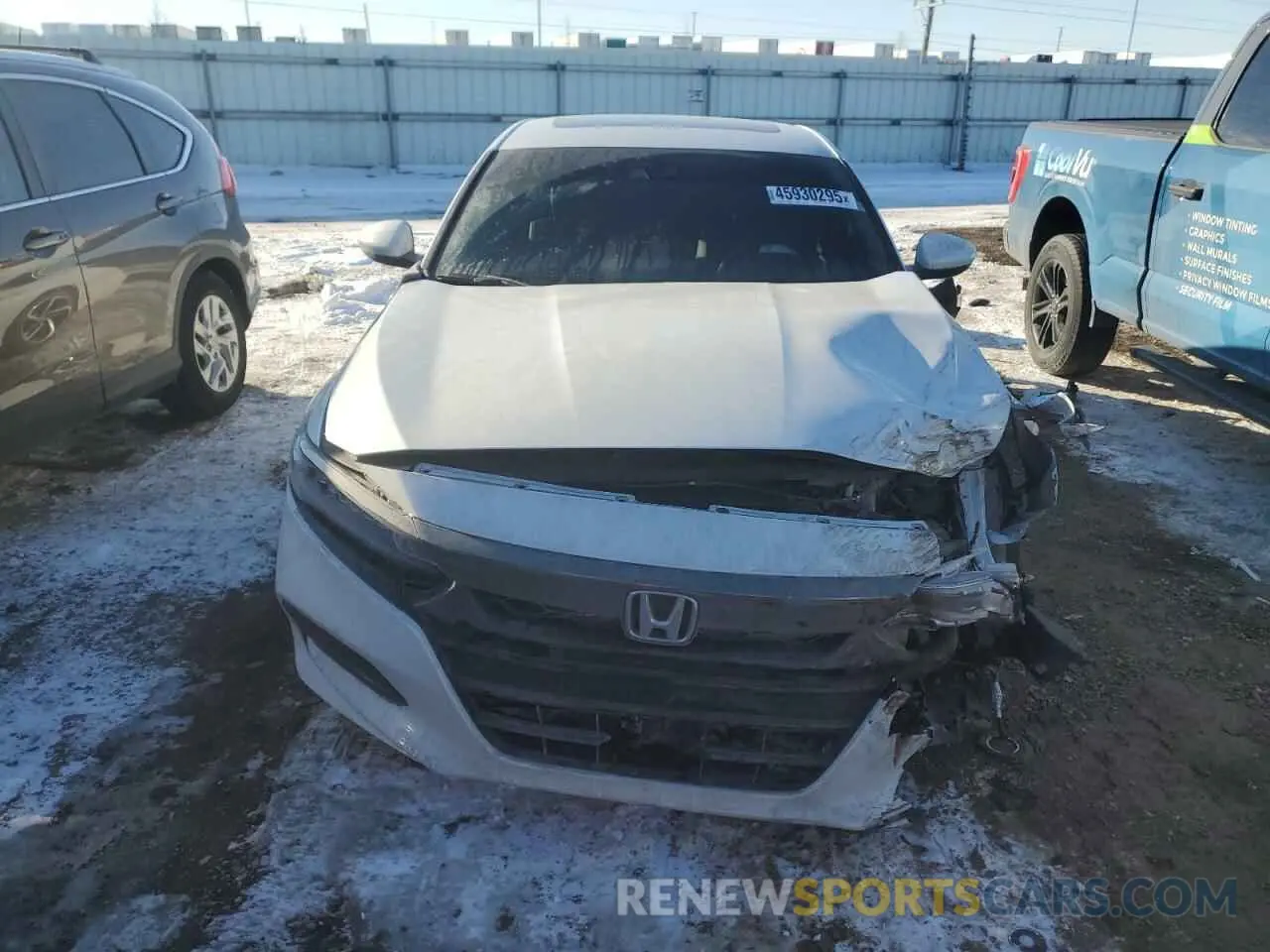 5 fotografías del automóvil dañado 1HGCV2E31KA028739 HONDA ACCORD 2019