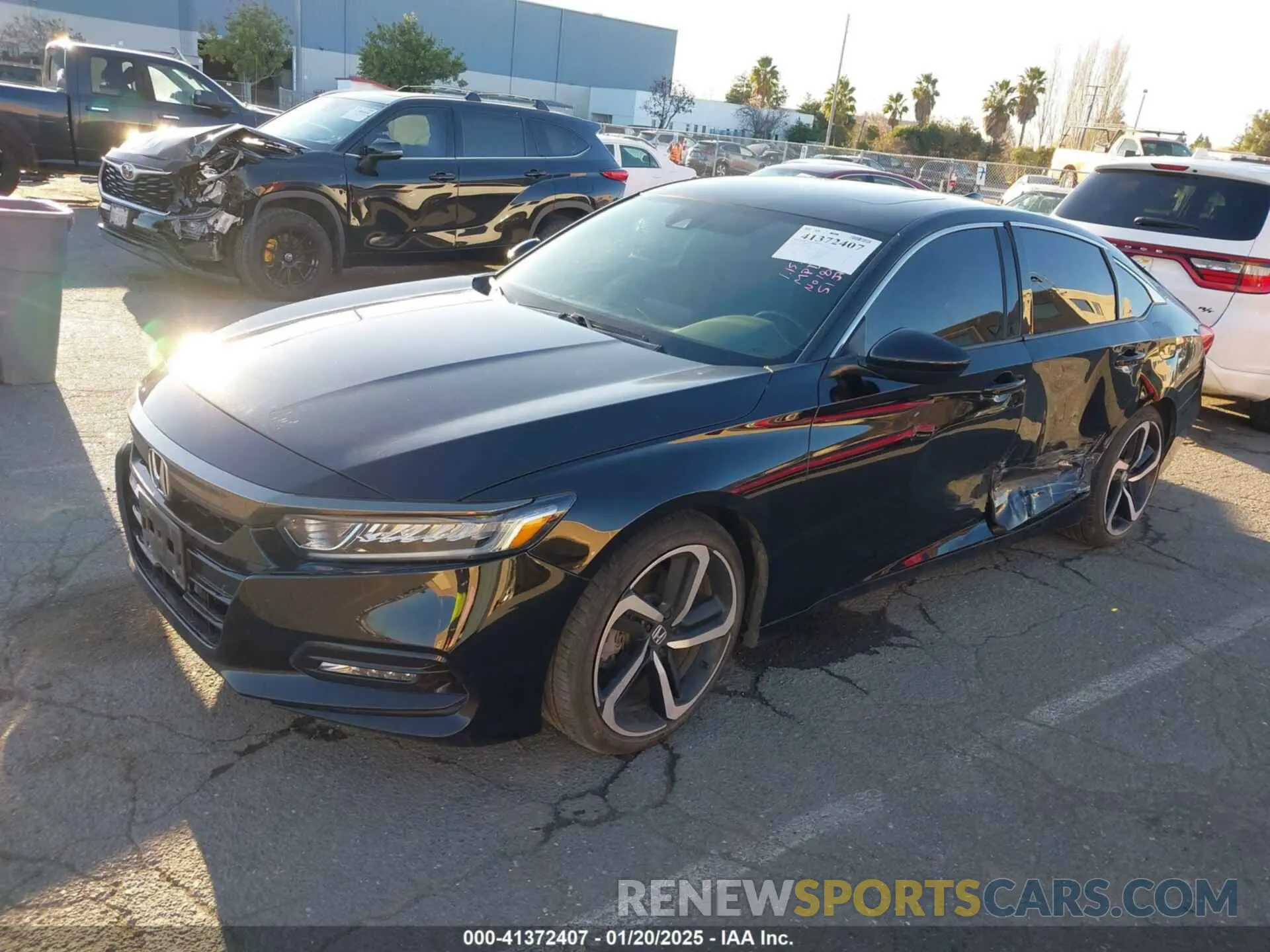 2 fotografías del automóvil dañado 1HGCV2F30KA011039 HONDA ACCORD 2019
