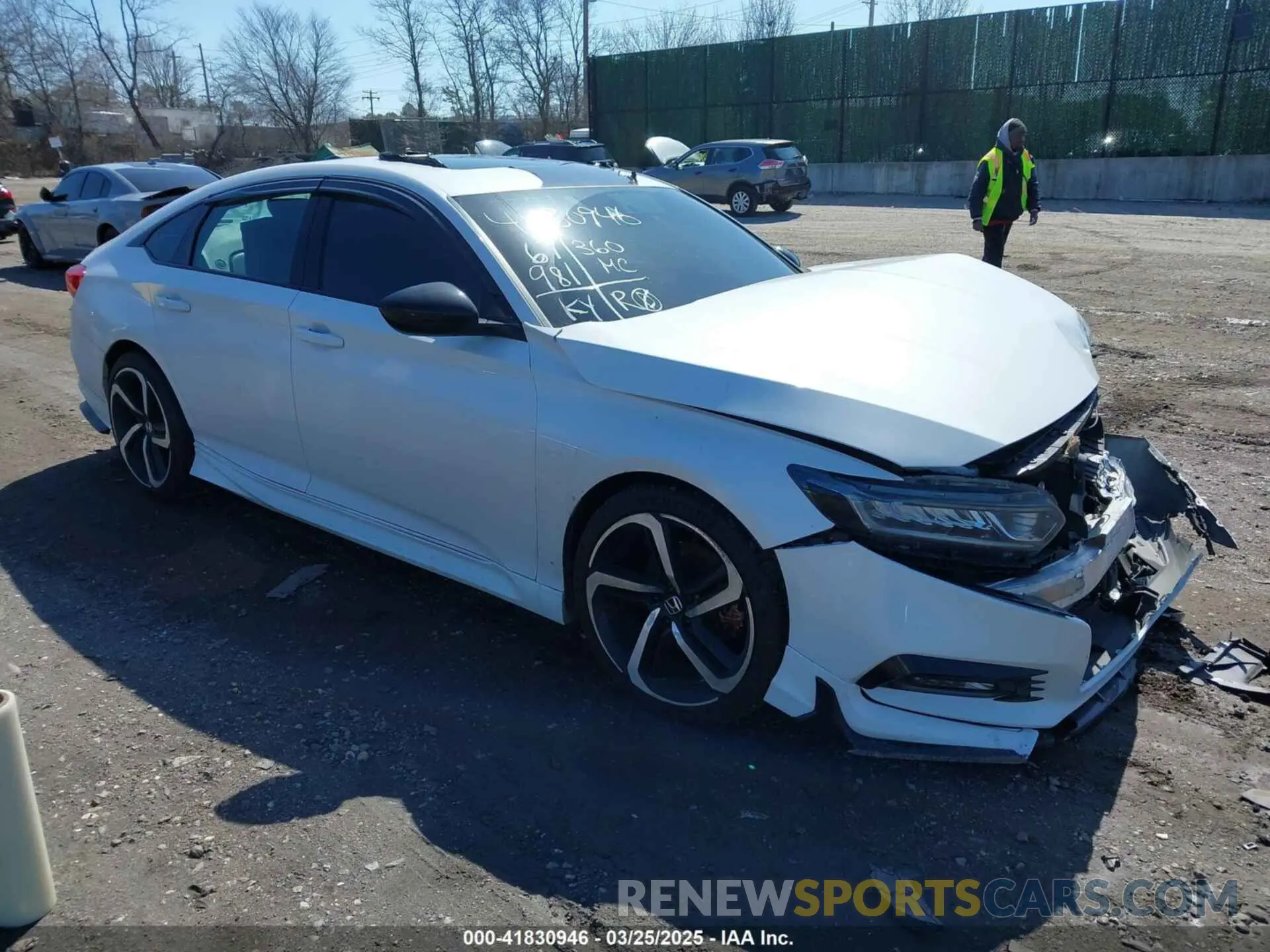 1 fotografías del automóvil dañado 1HGCV2F30KA012692 HONDA ACCORD 2019