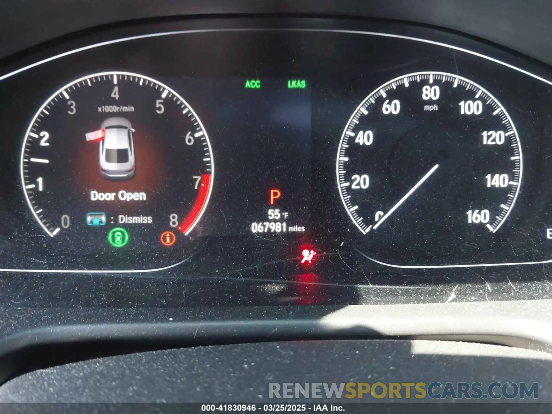 7 fotografías del automóvil dañado 1HGCV2F30KA012692 HONDA ACCORD 2019