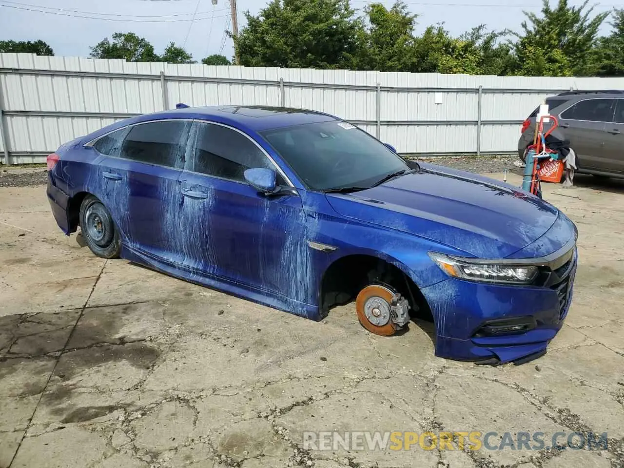 4 fotografías del automóvil dañado 1HGCV2F33KA001427 HONDA ACCORD 2019
