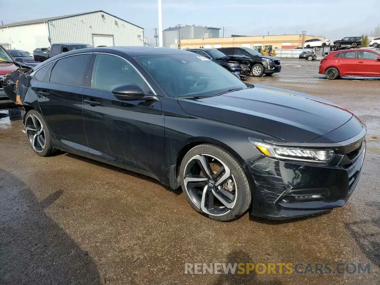4 fotografías del automóvil dañado 1HGCV2F33KA800754 HONDA ACCORD 2019