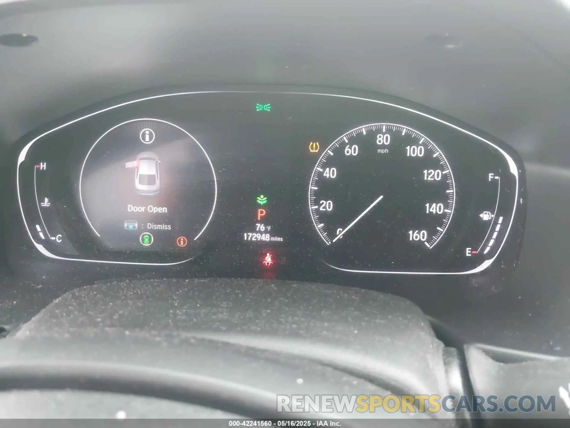 7 fotografías del automóvil dañado 1HGCV2F34KA026658 HONDA ACCORD 2019