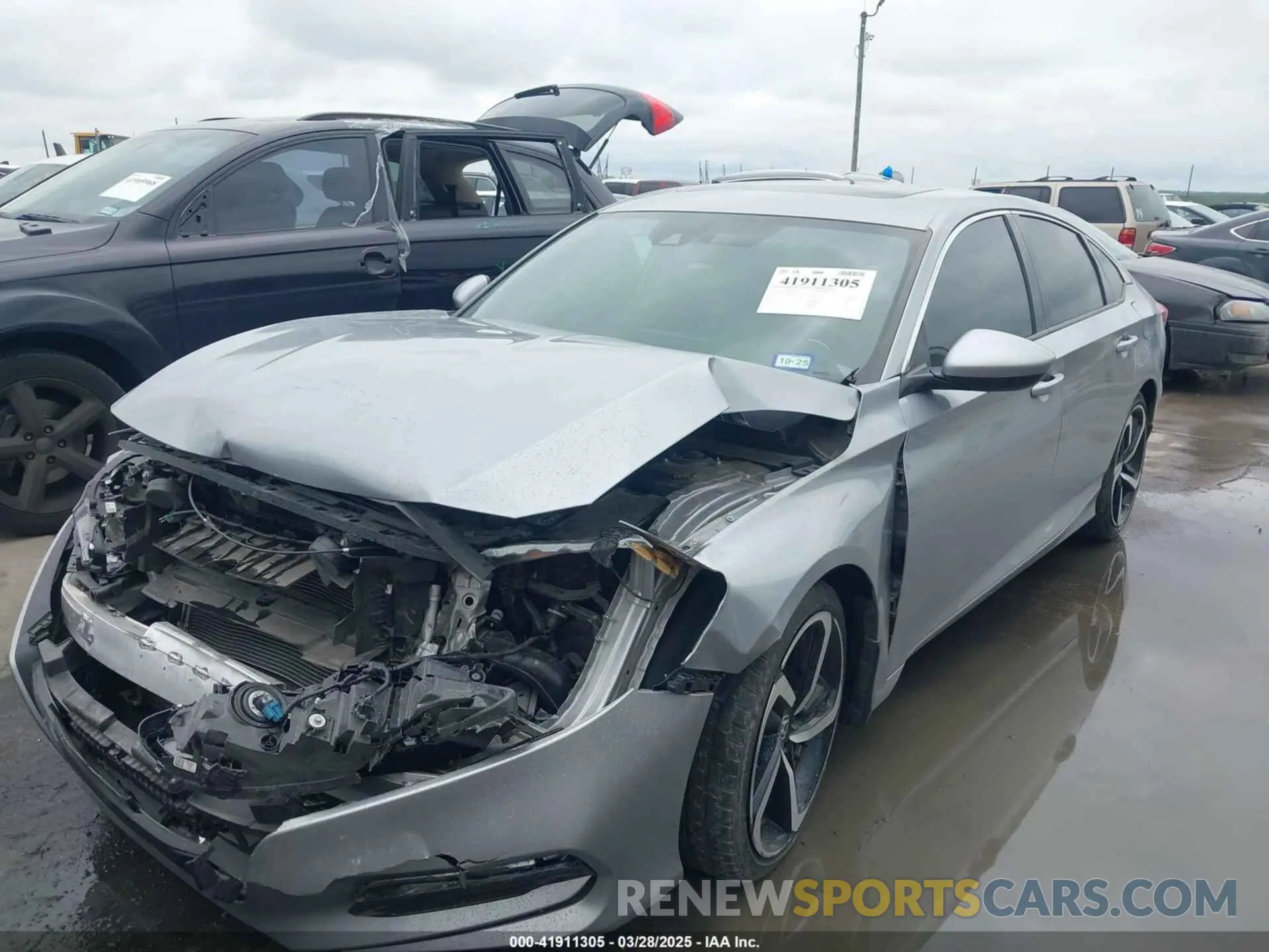 2 fotografías del automóvil dañado 1HGCV2F34KA036557 HONDA ACCORD 2019