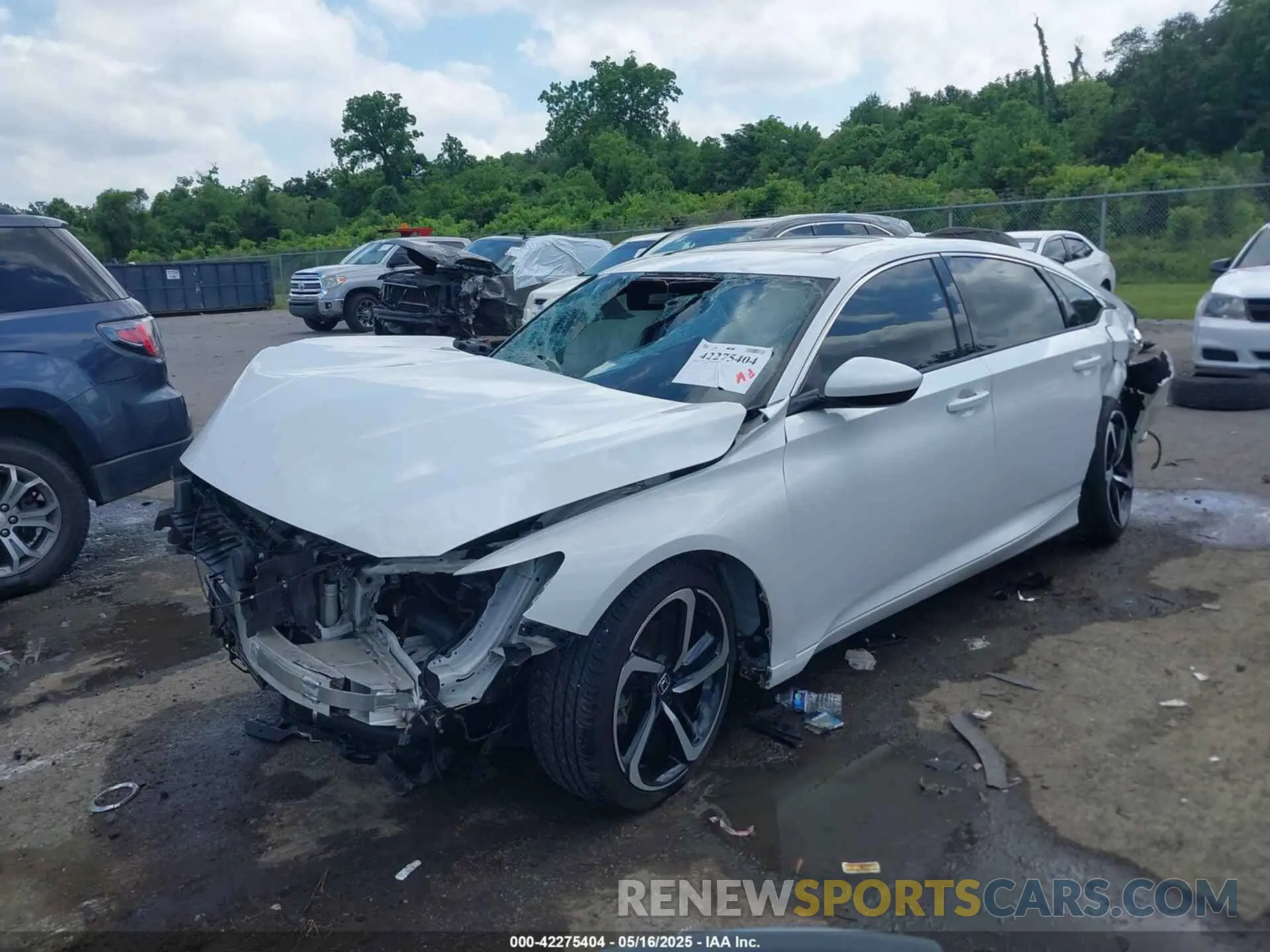 2 fotografías del automóvil dañado 1HGCV2F37KA012673 HONDA ACCORD 2019