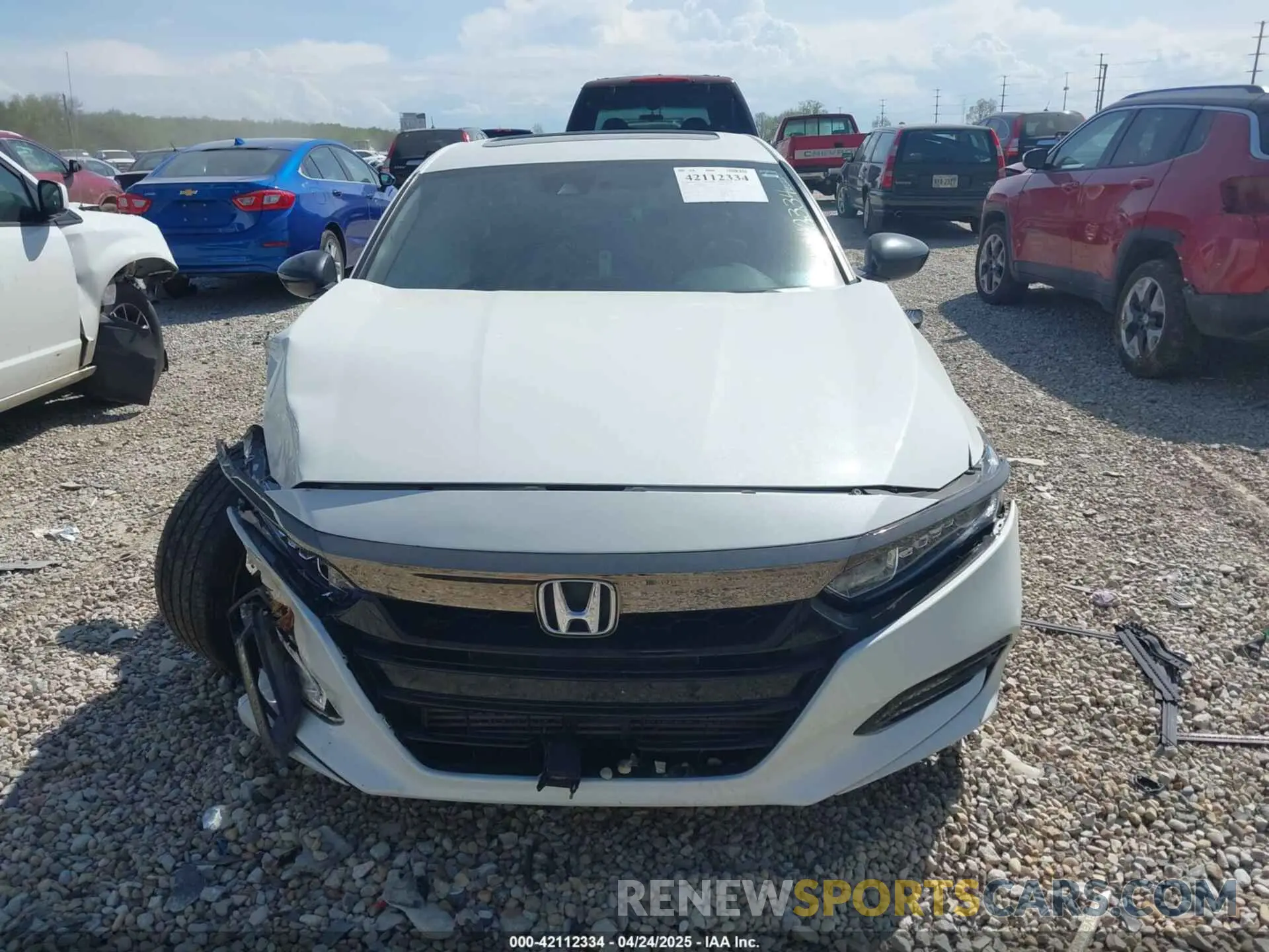 12 fotografías del automóvil dañado 1HGCV2F3XKA006463 HONDA ACCORD 2019
