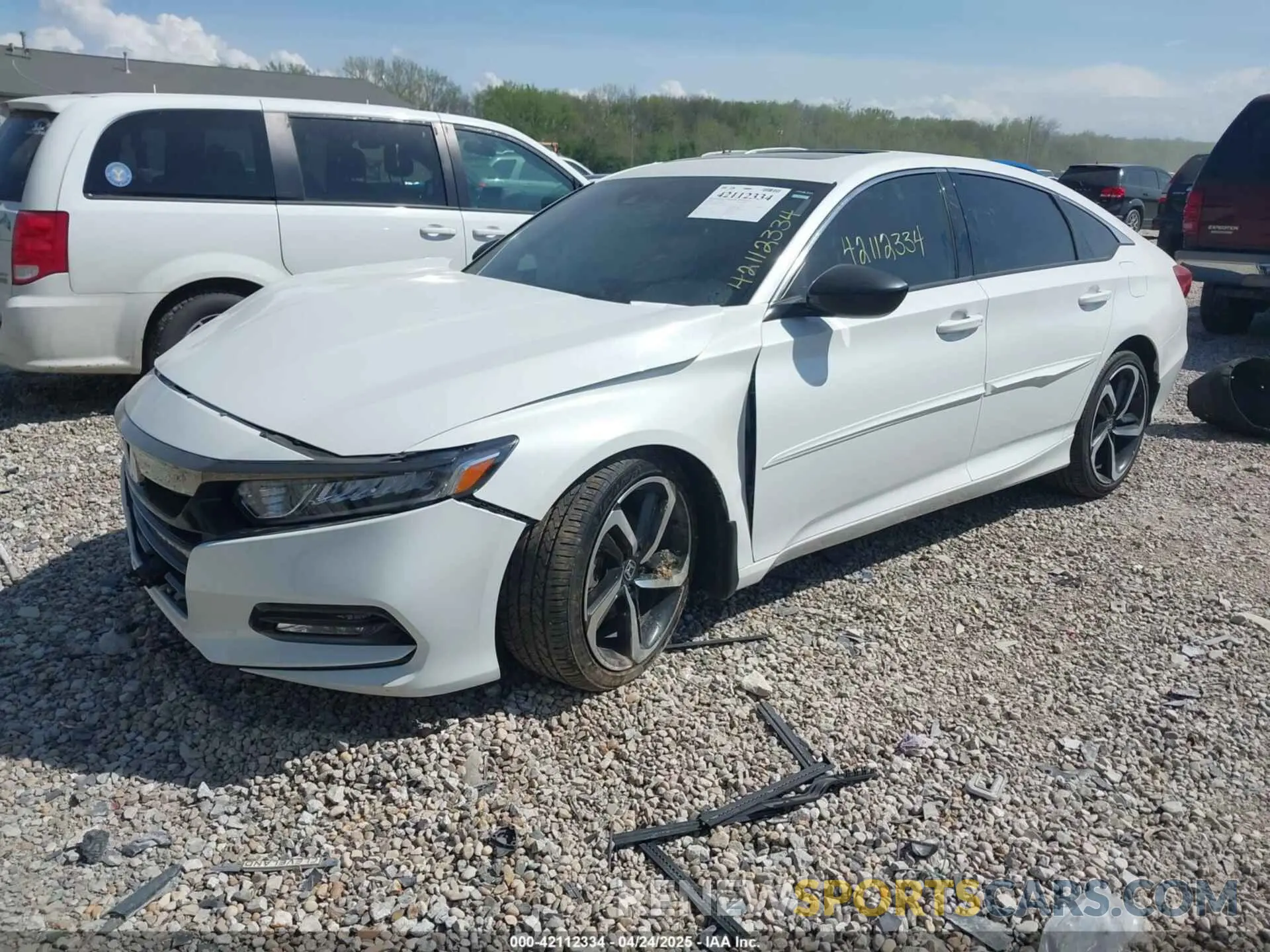 2 fotografías del automóvil dañado 1HGCV2F3XKA006463 HONDA ACCORD 2019