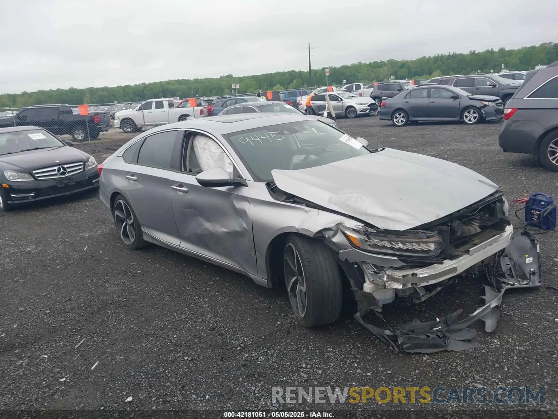 1 fotografías del automóvil dañado 1HGCV2F96KA009445 HONDA ACCORD 2019