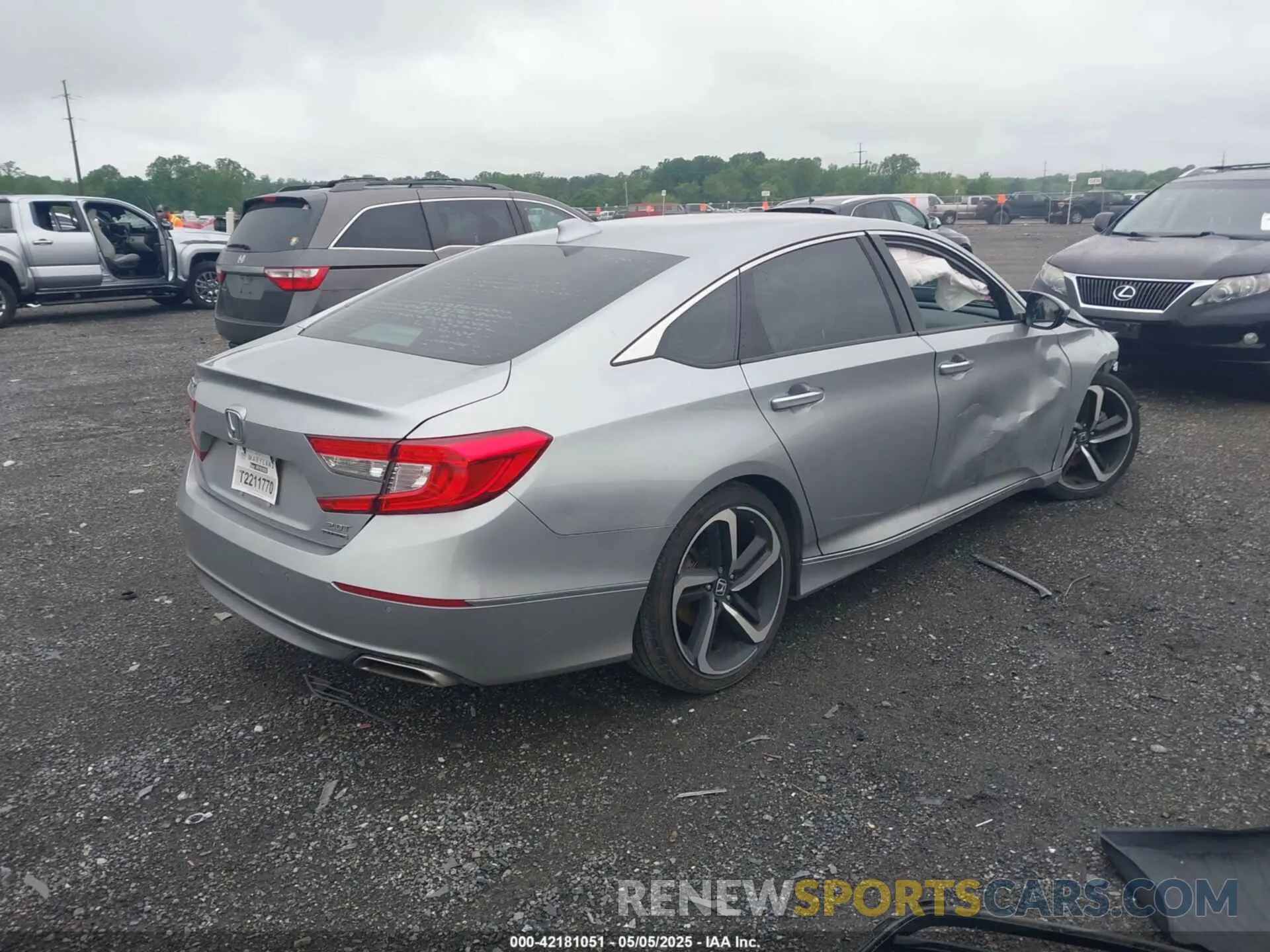 4 fotografías del automóvil dañado 1HGCV2F96KA009445 HONDA ACCORD 2019