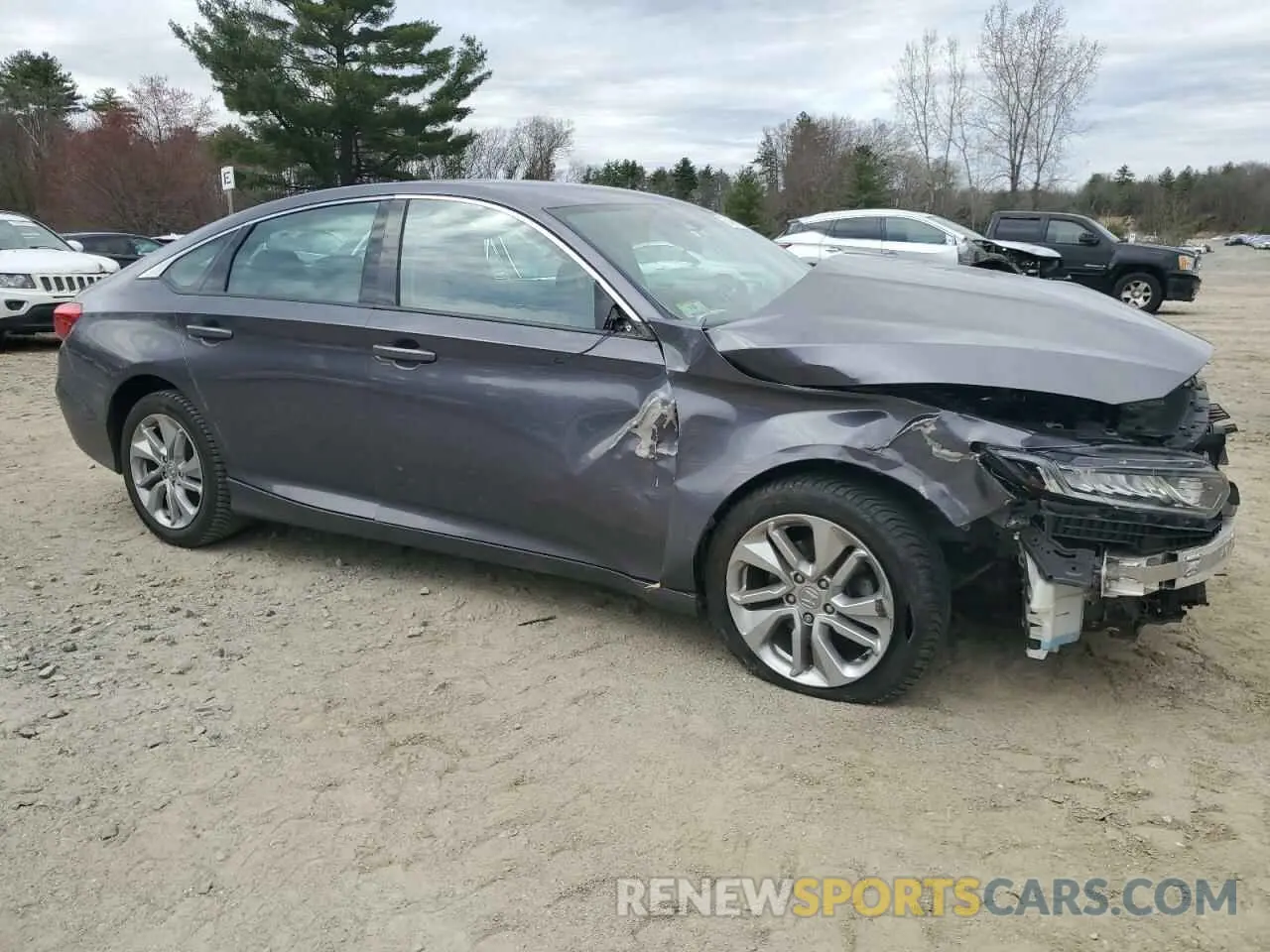 4 fotografías del automóvil dañado 1HGCV1F10LA020494 HONDA ACCORD 2020